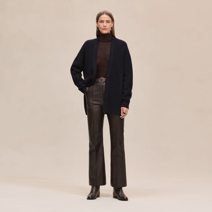 Bleu Noir Long Cardigan