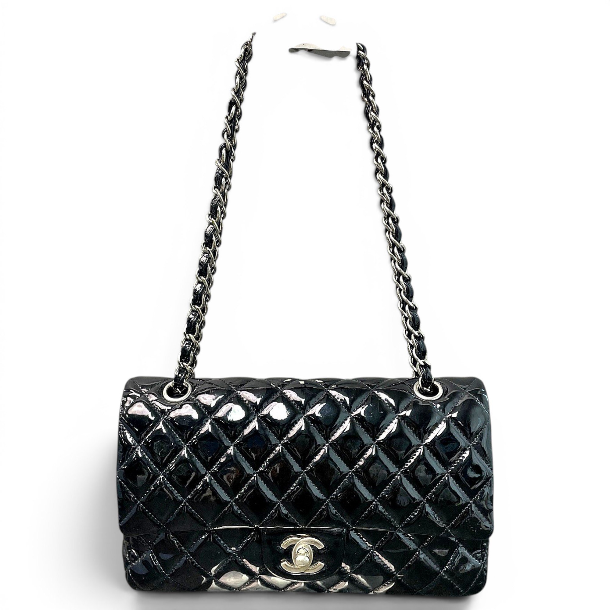 Timeless/Classique patent leather handbag