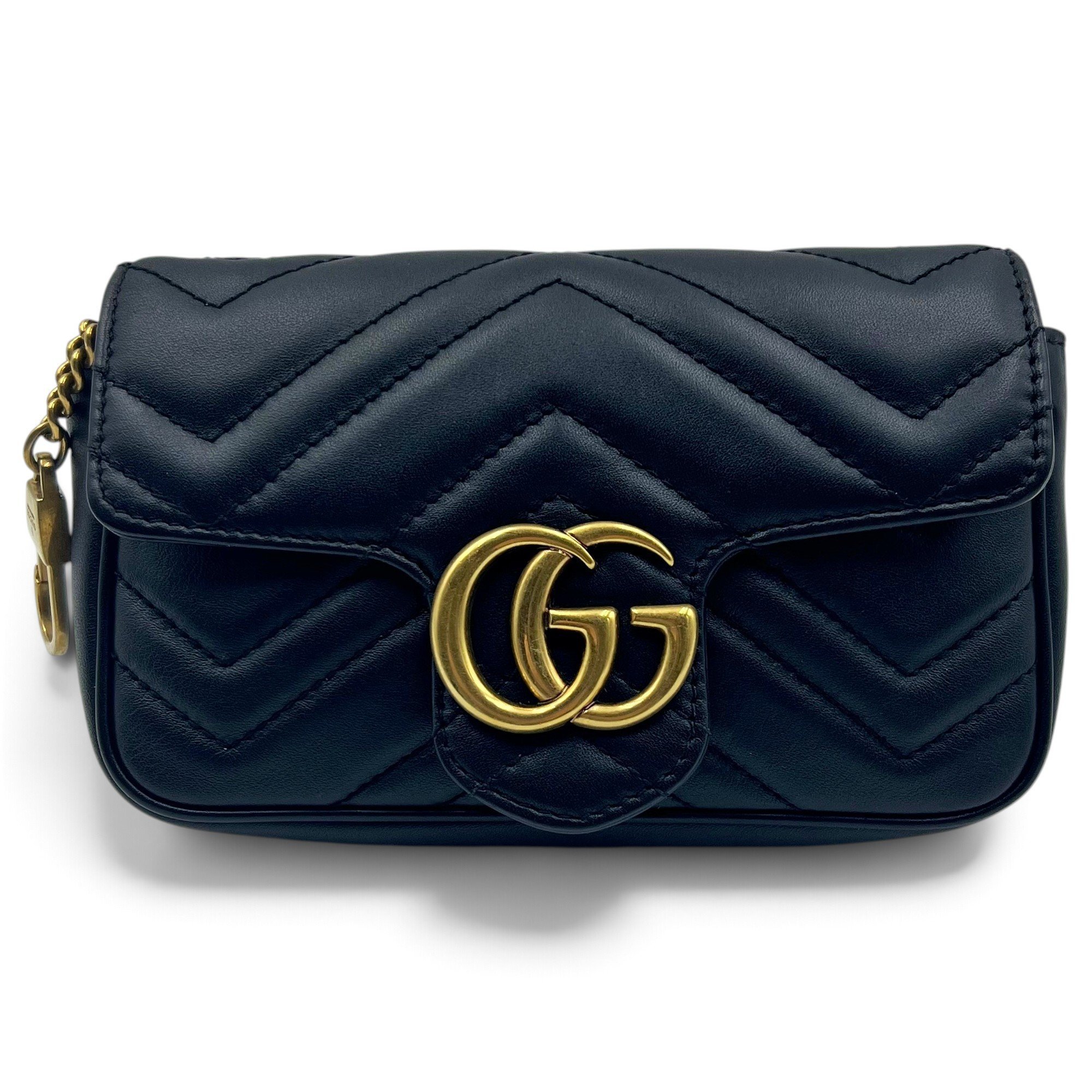 GG Marmont Chain Flap leather mini bag