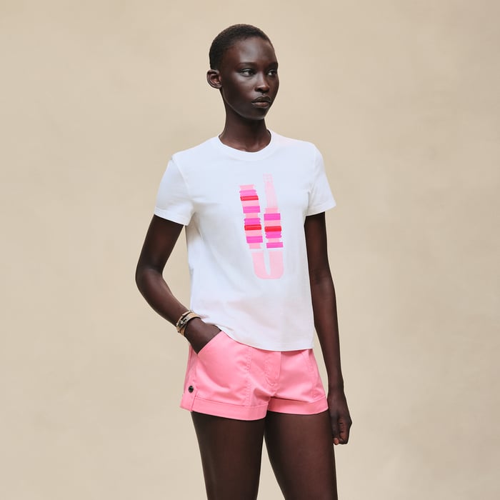 Blanc Printed Straight T-shirt