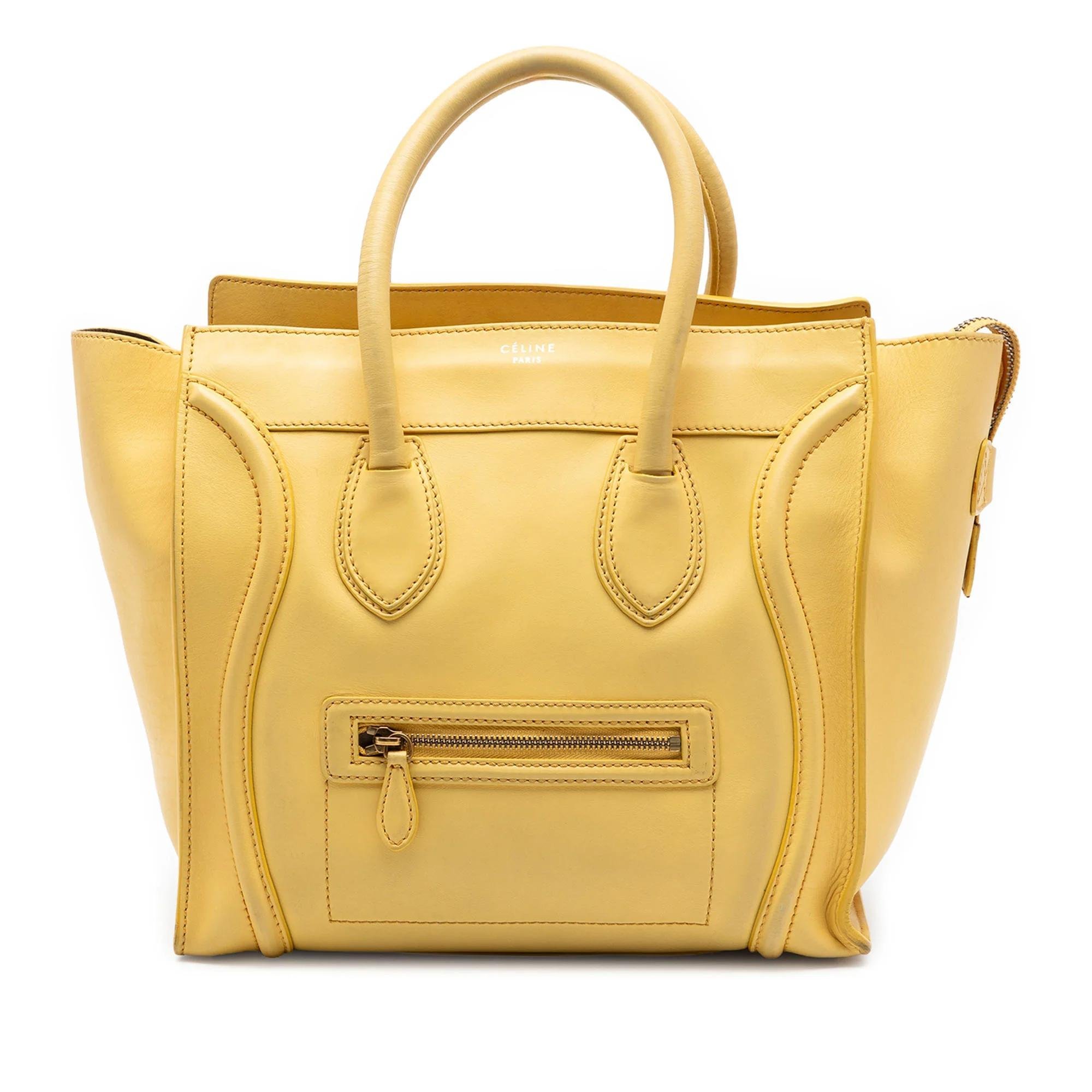 Luggage pony-style calfskin handbag