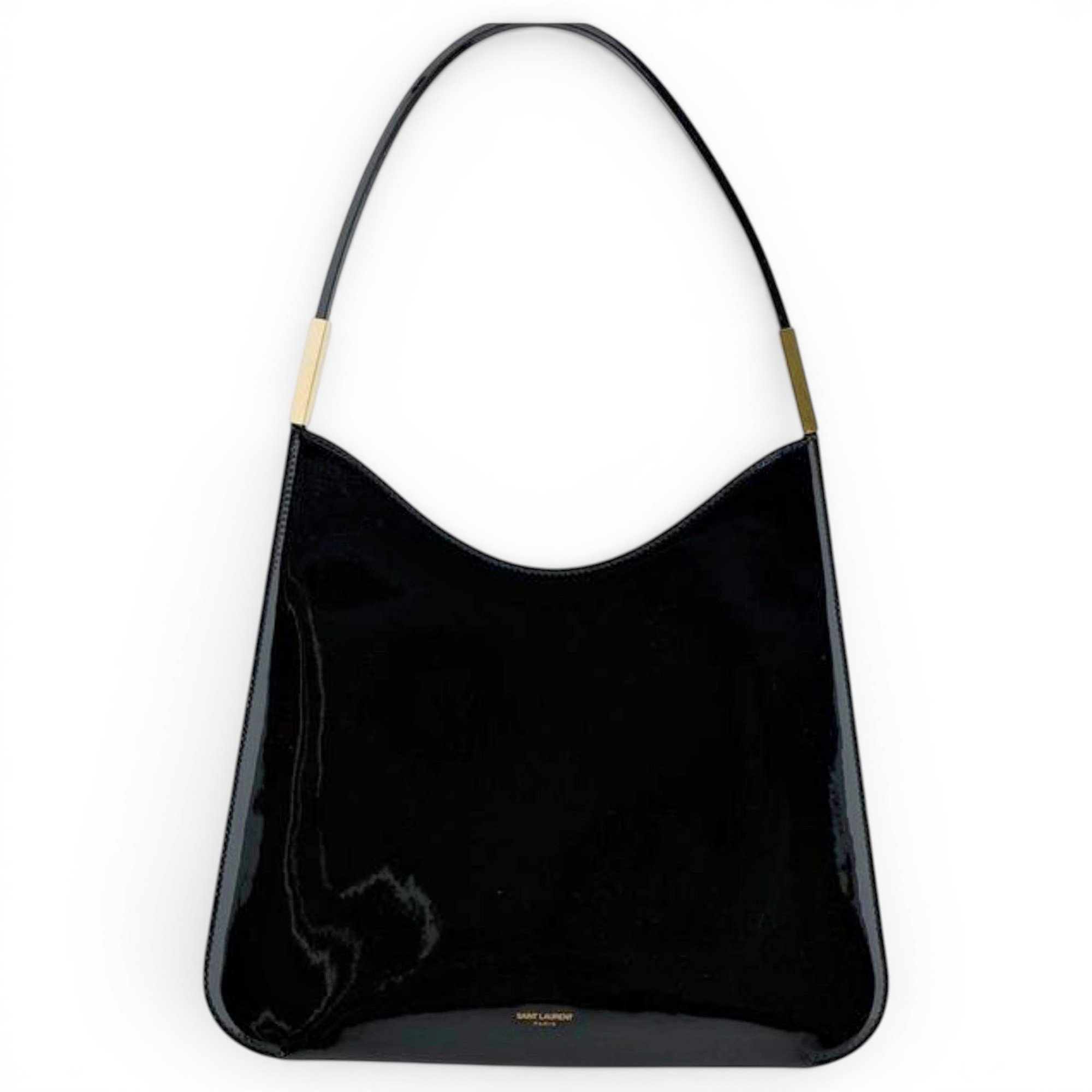 Patent leather handbag