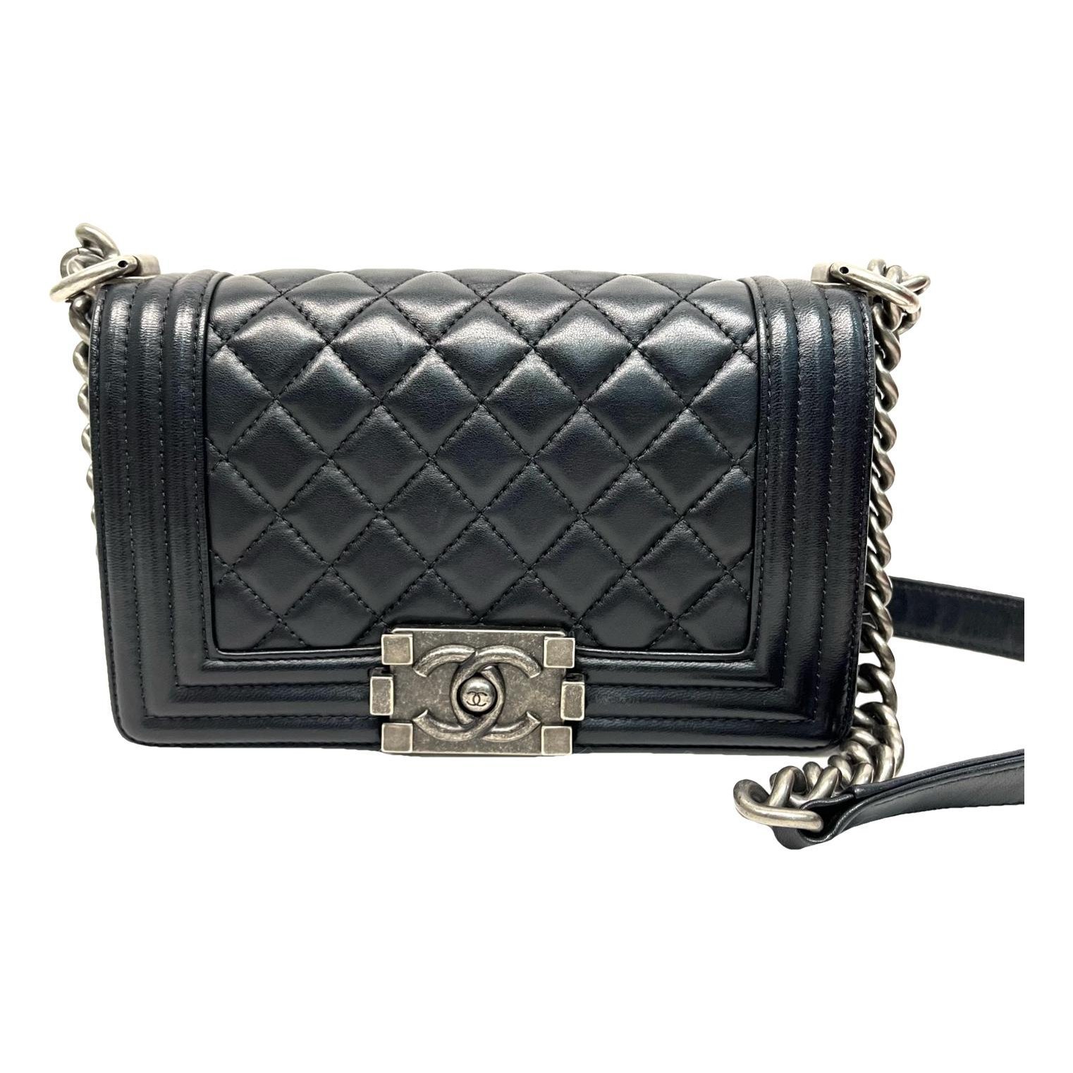 Boy leather crossbody bag
