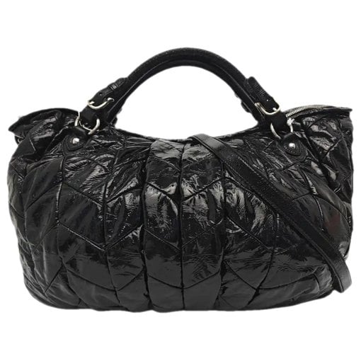 Patent leather handbag
