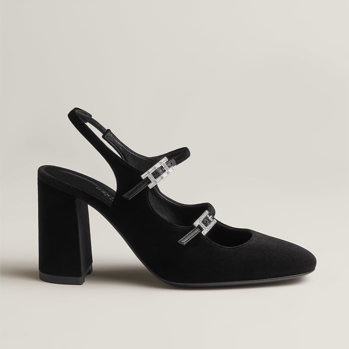 Noir Escarpins Jackie 90