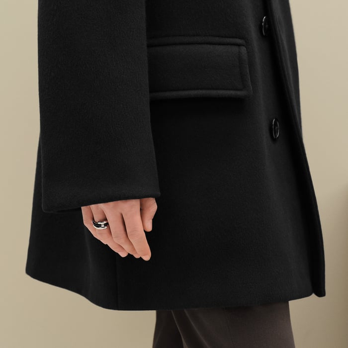 Noir Petit Paul Cashmere Coat