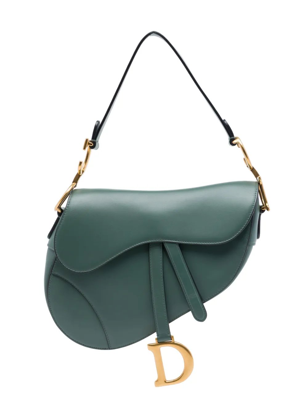 2019 Smooth Calfskin Saddle Bag shoulder bag