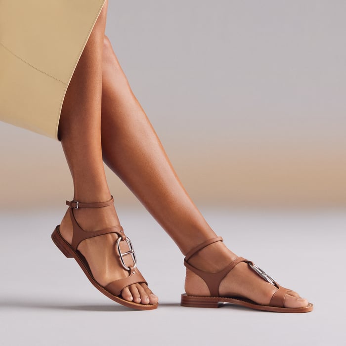 Gold Marinella Sandal