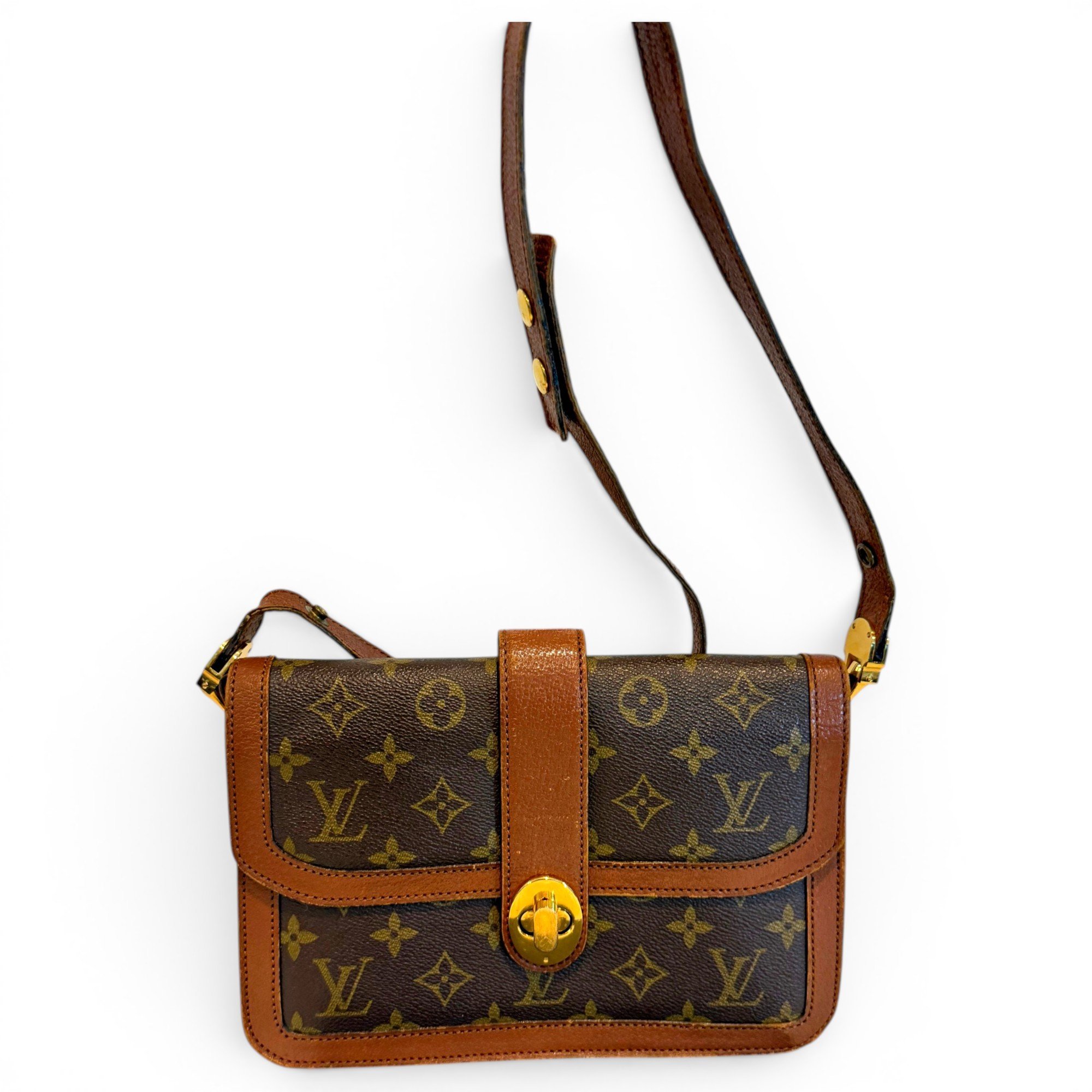 Leather crossbody bag