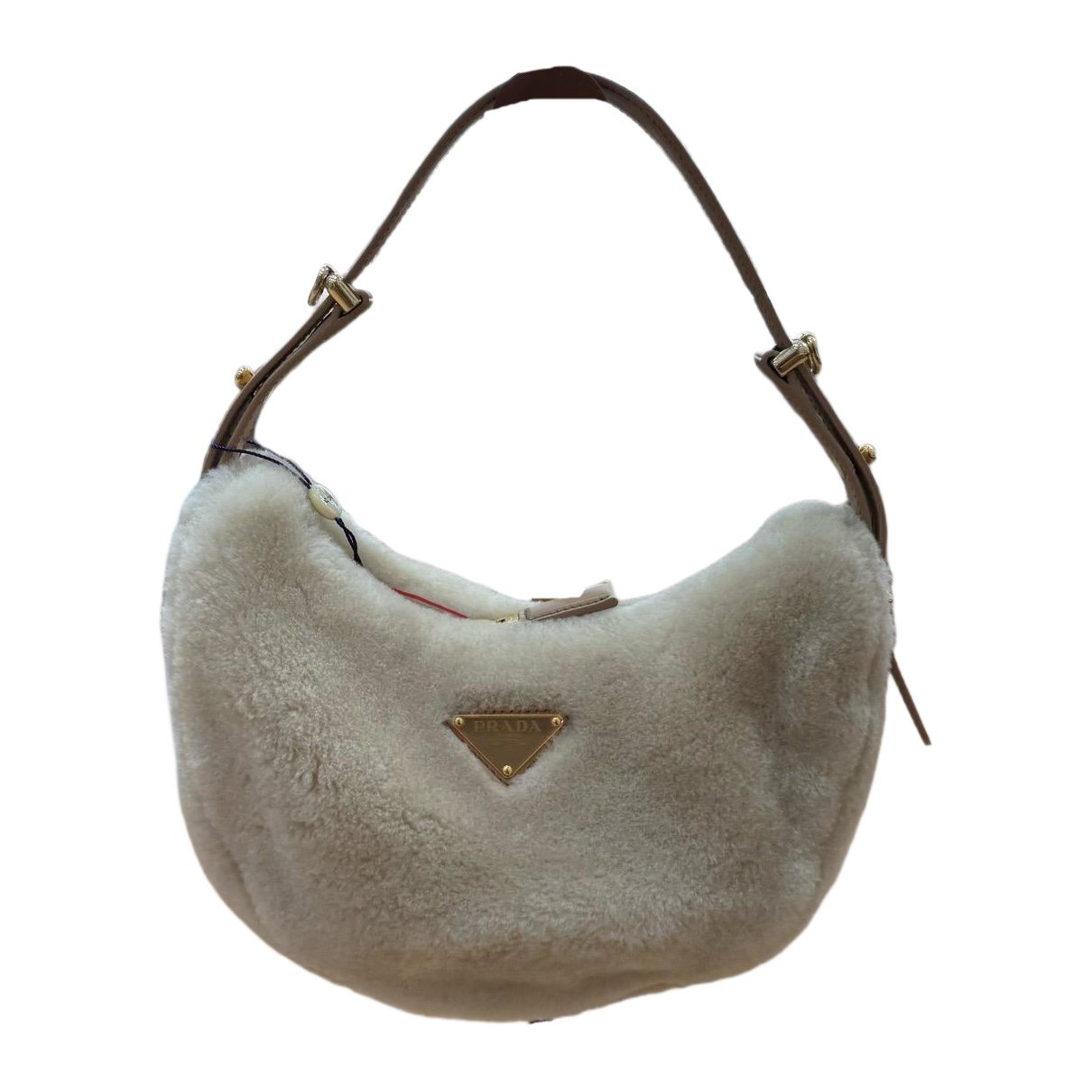 Arqué cashmere handbag