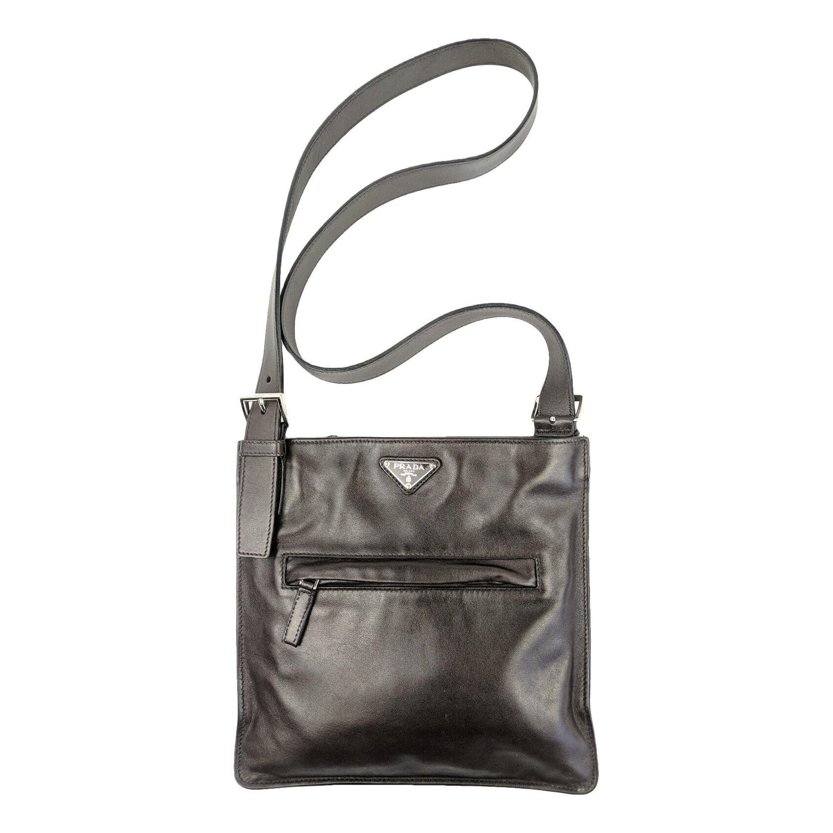 Leather crossbody bag