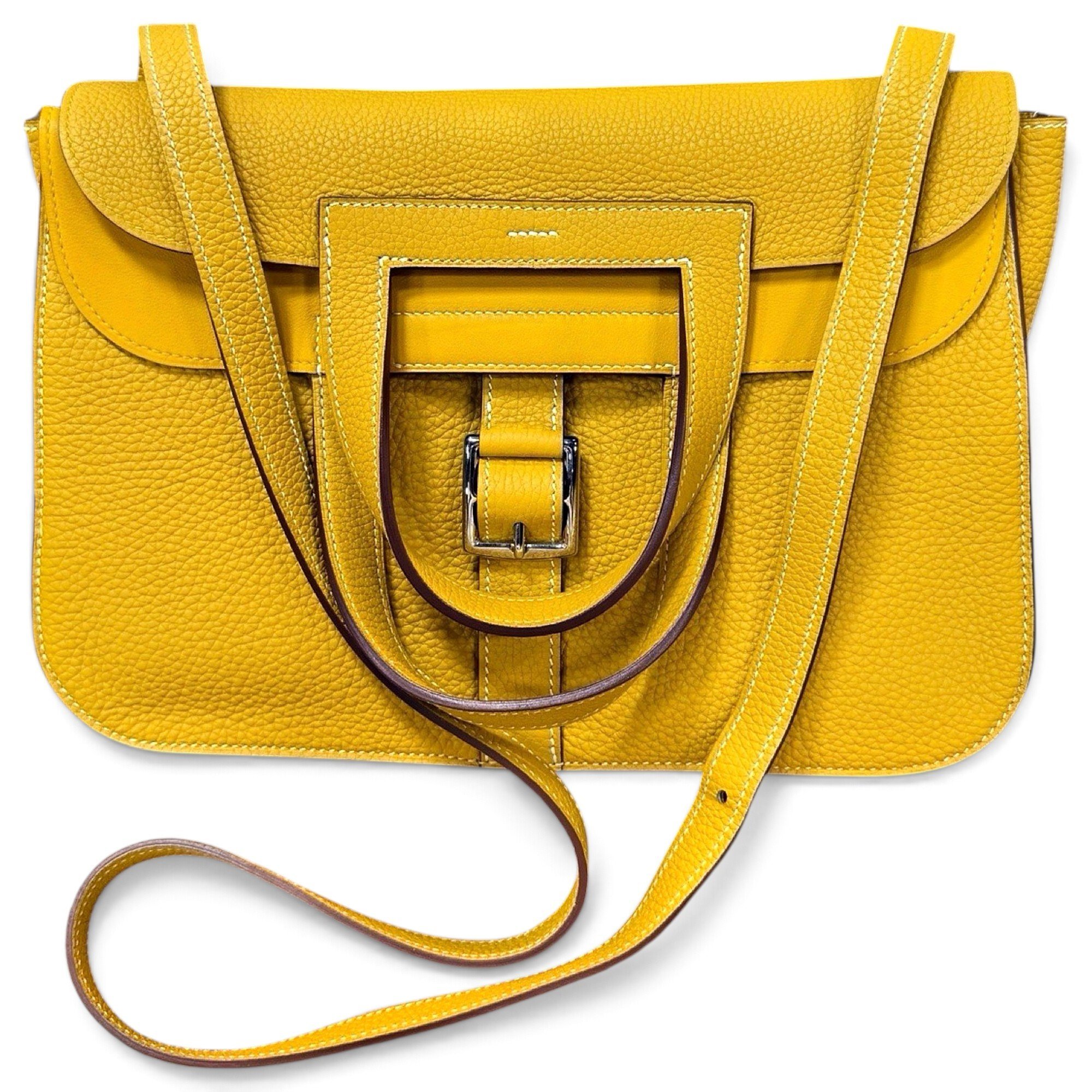 Halzan leather handbag