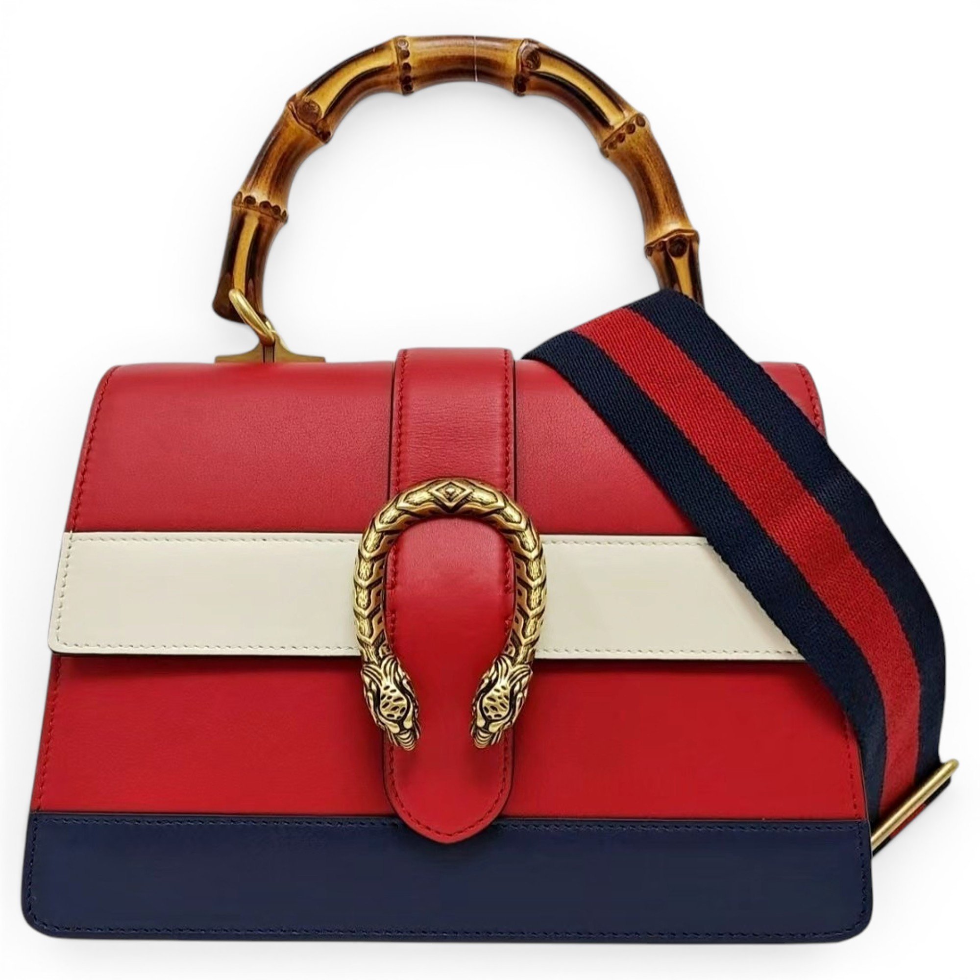 Dionysus Bamboo leather handbag
