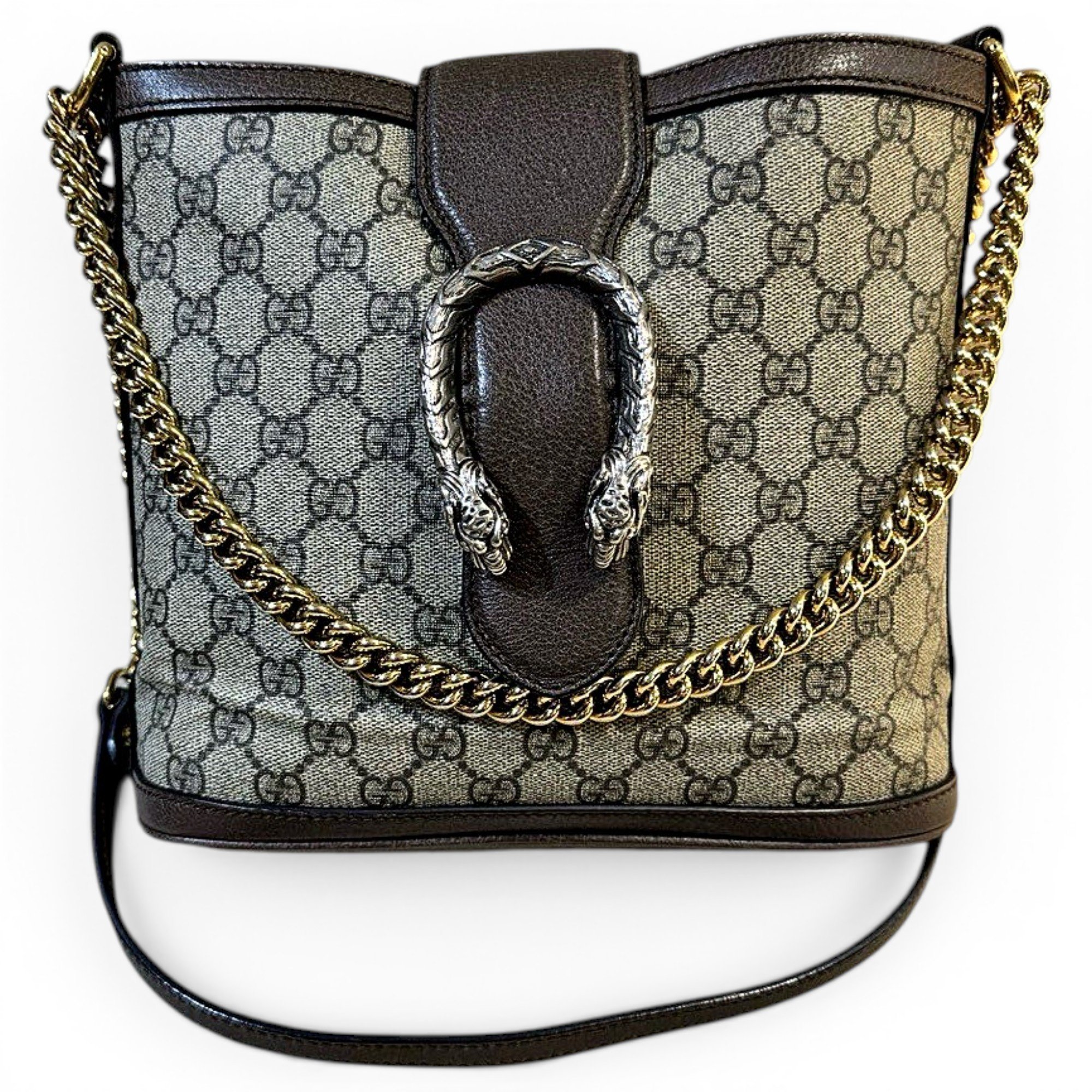 Dionysus Bucket leather handbag