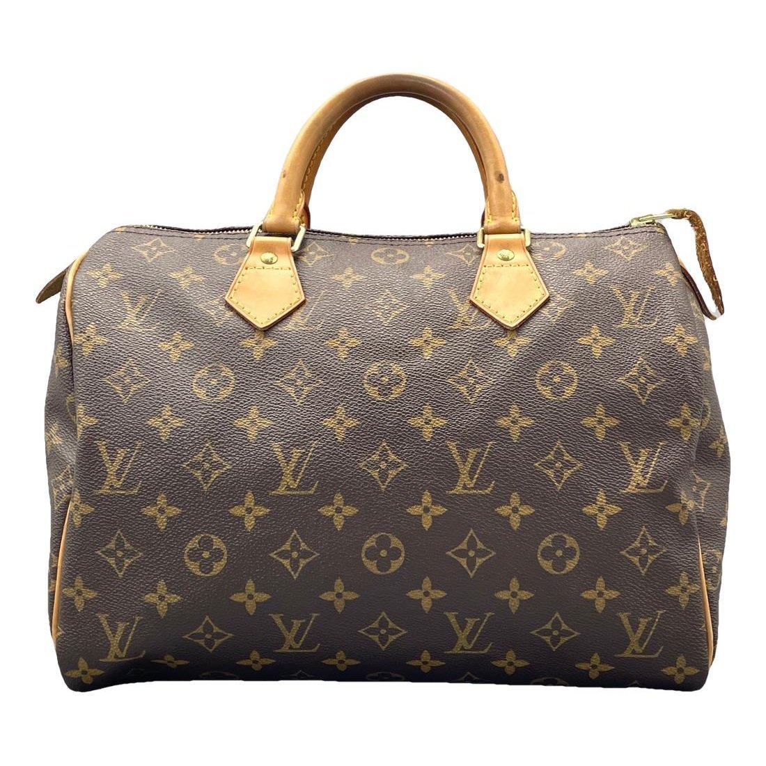 Speedy leather handbag