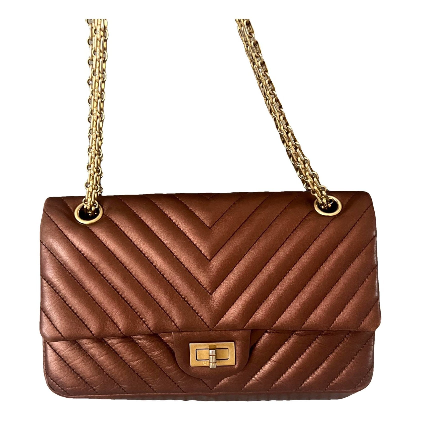 2.55 leather handbag