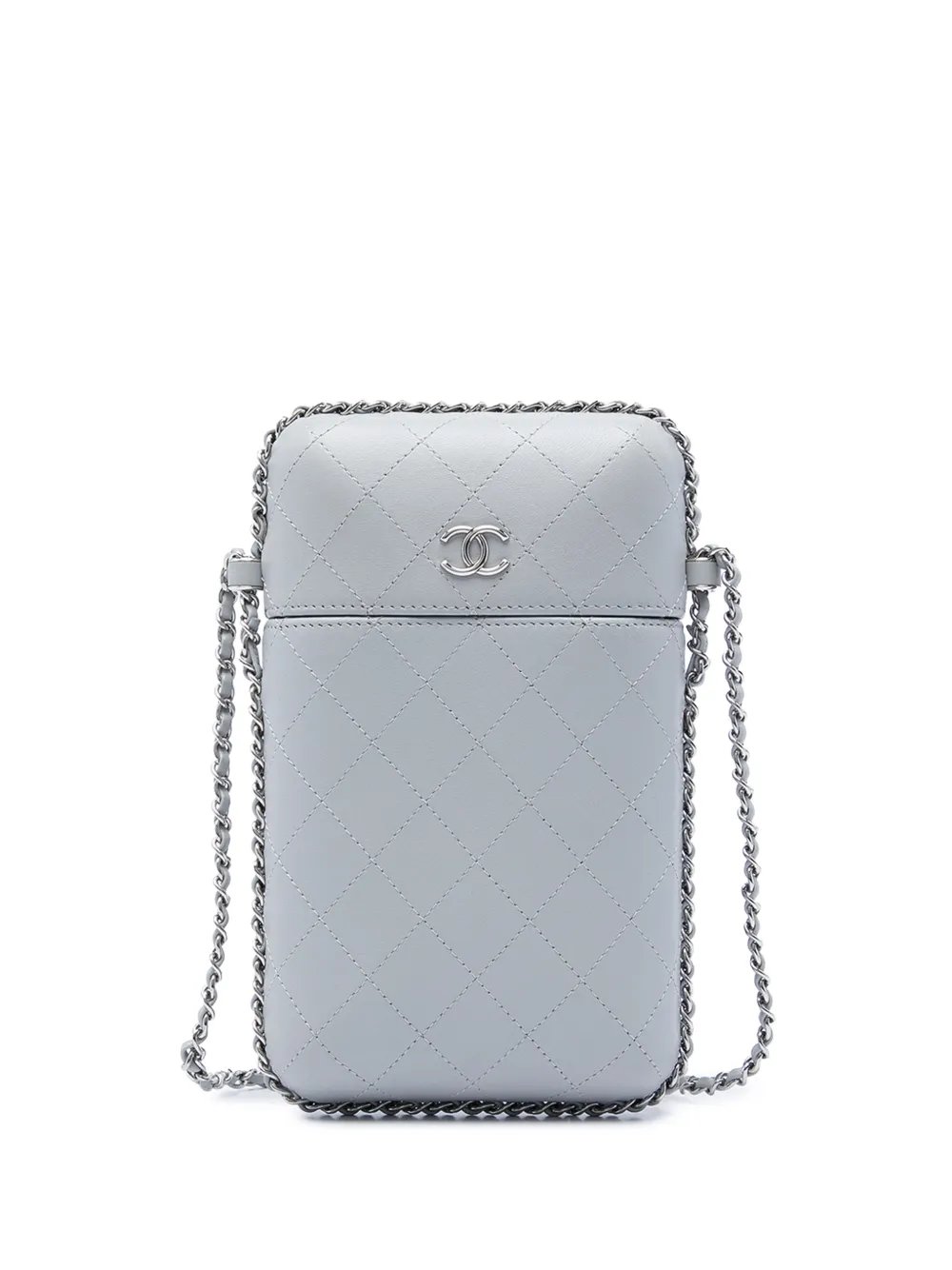 2018 CC Quilted Lambskin Chain Around Phone Holder crossbody bag