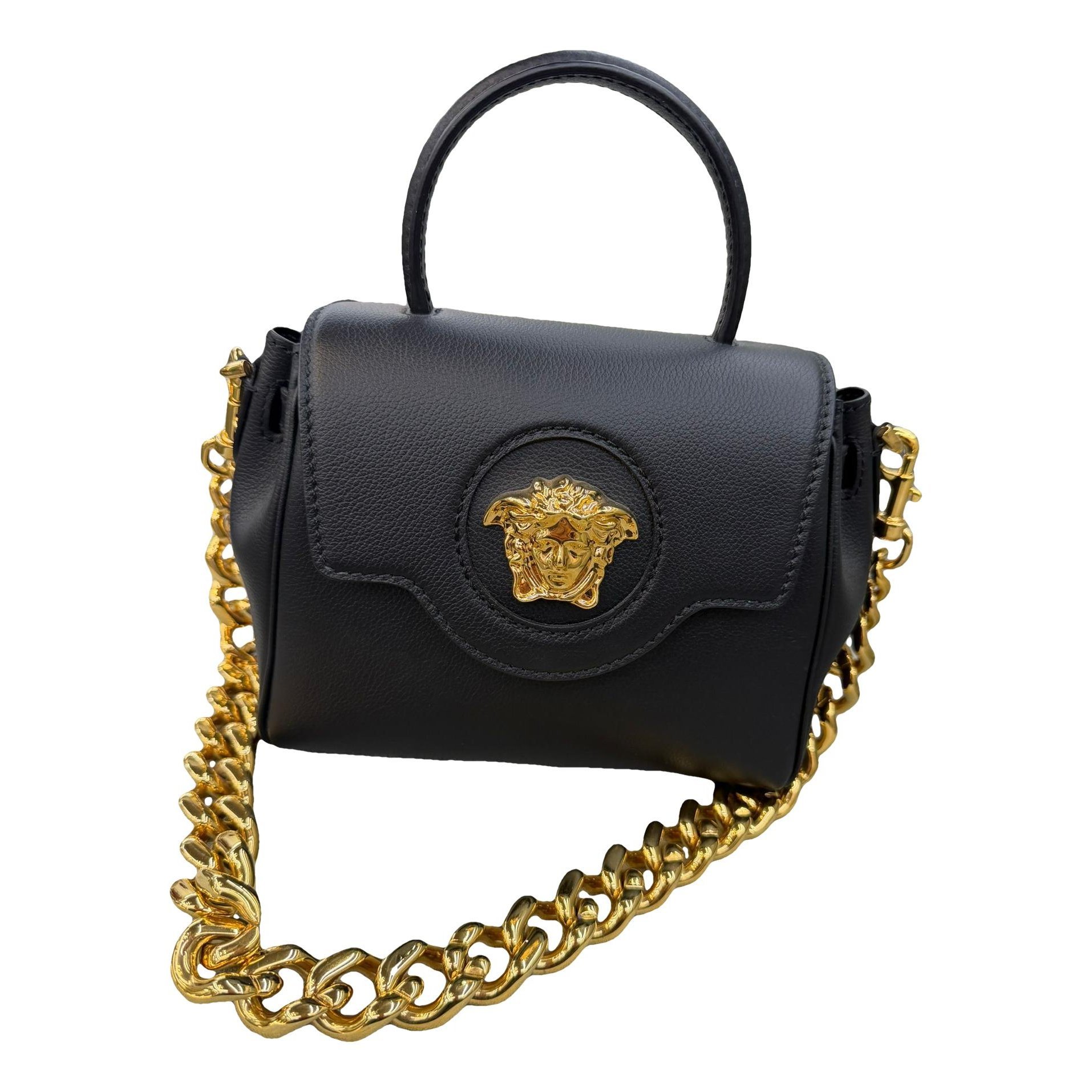 La Medusa leather handbag