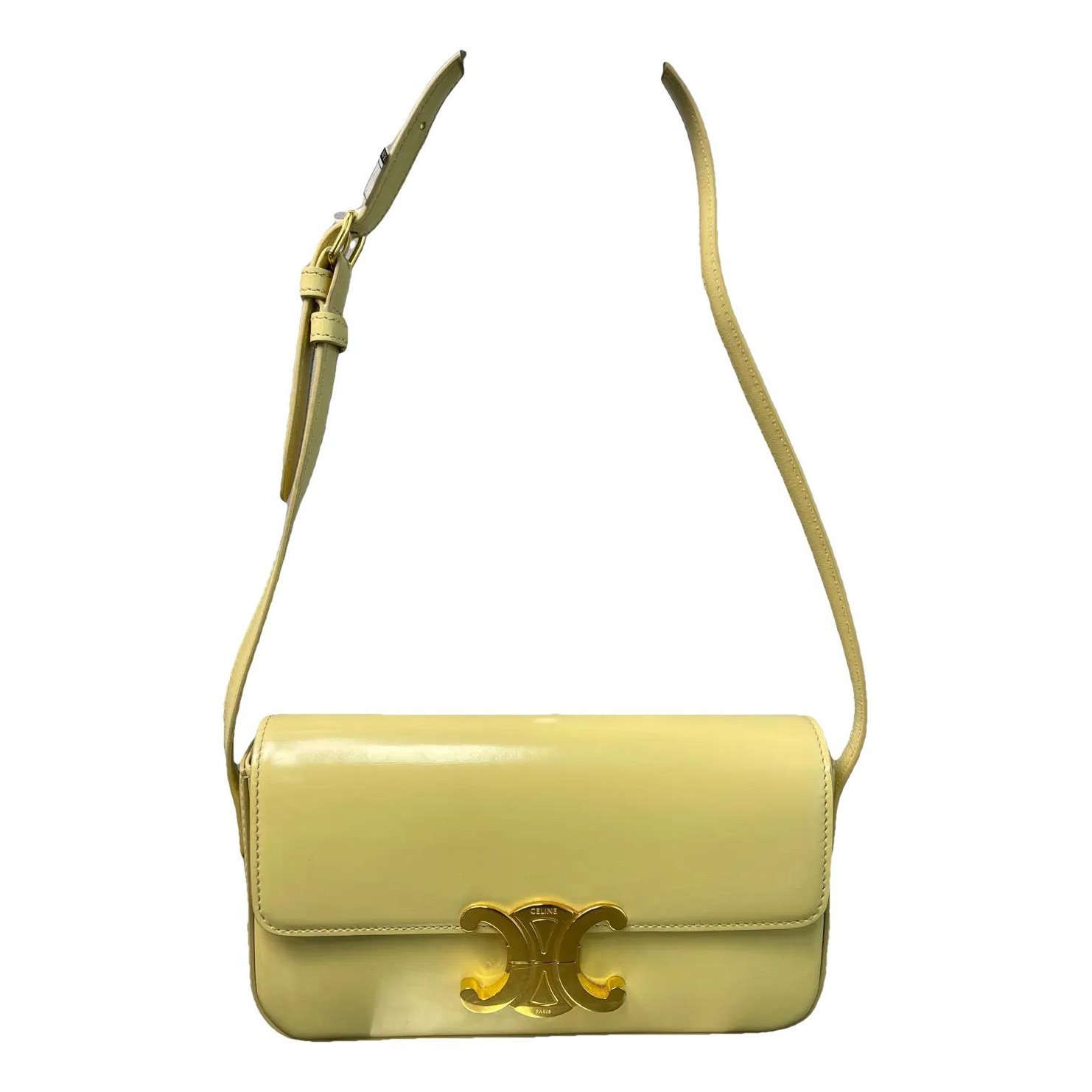 Triomphe Long leather handbag