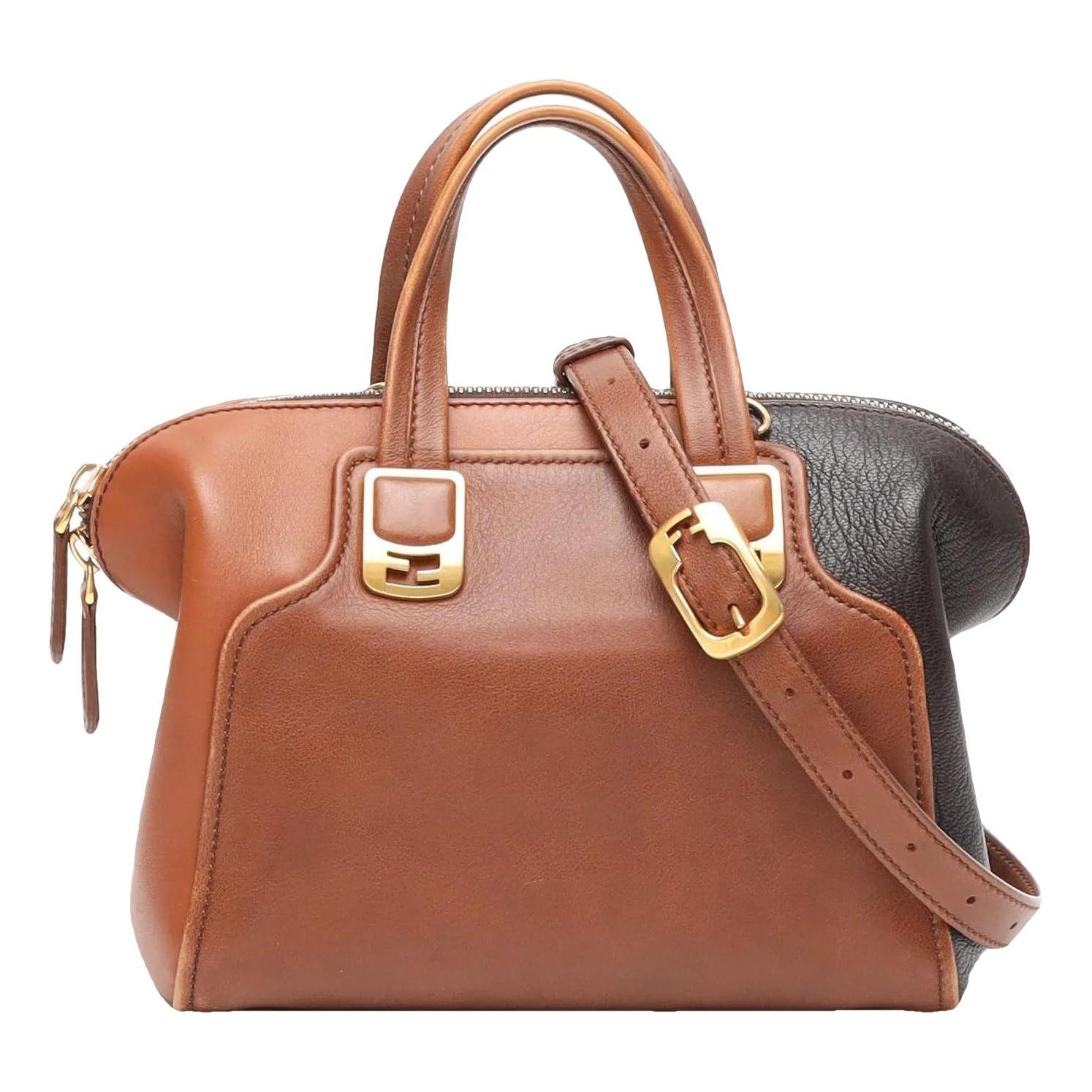 Chameleon leather handbag