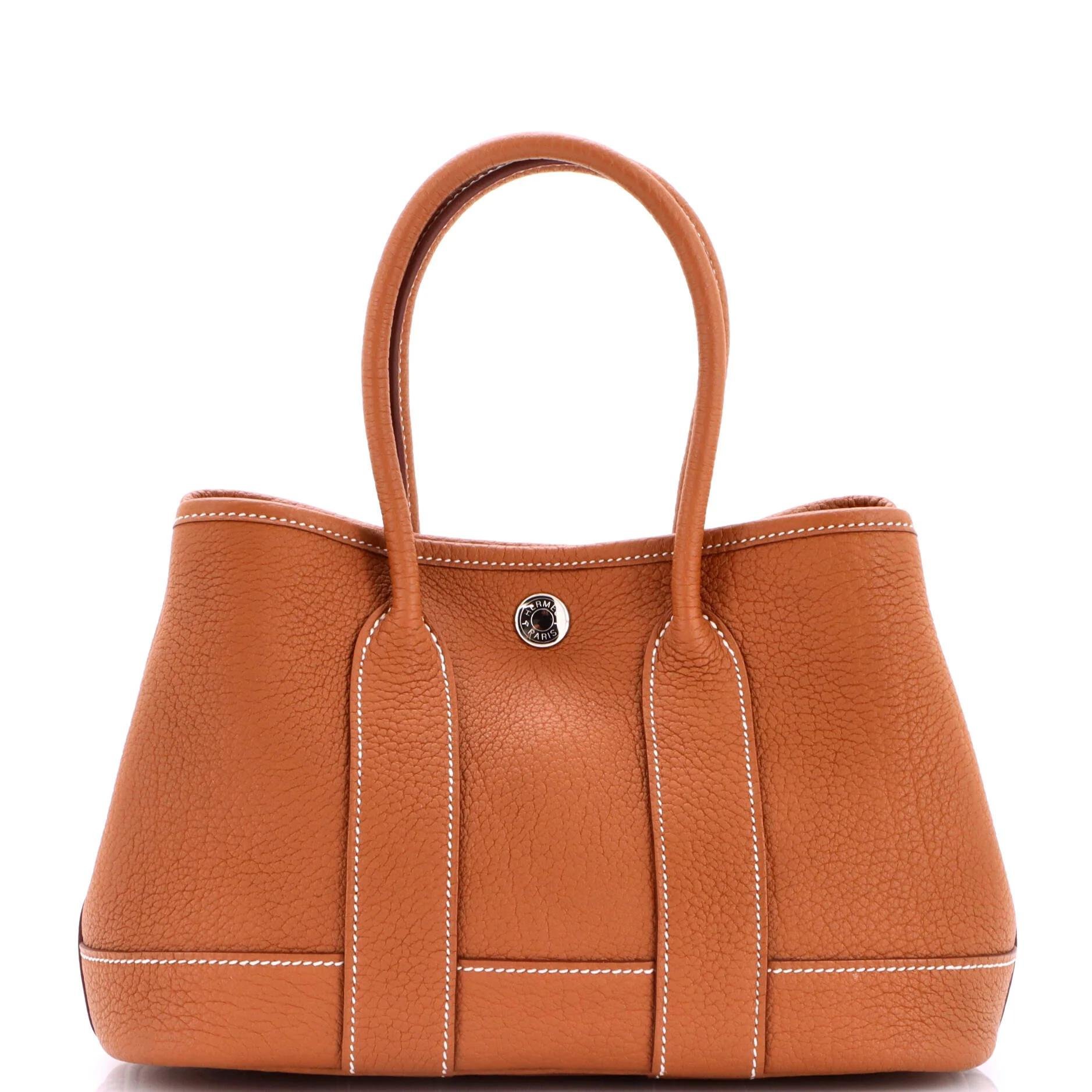 Garden Party leather handbag