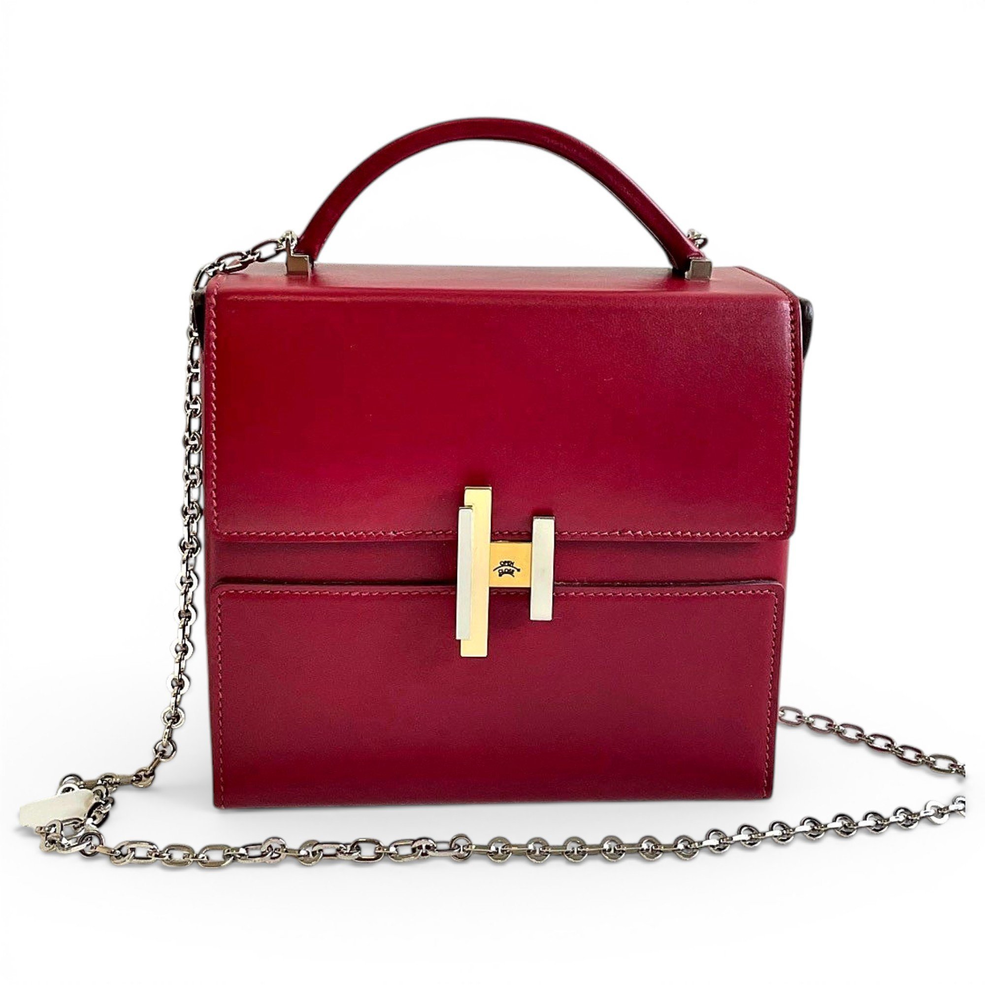 Cinhetic leather handbag