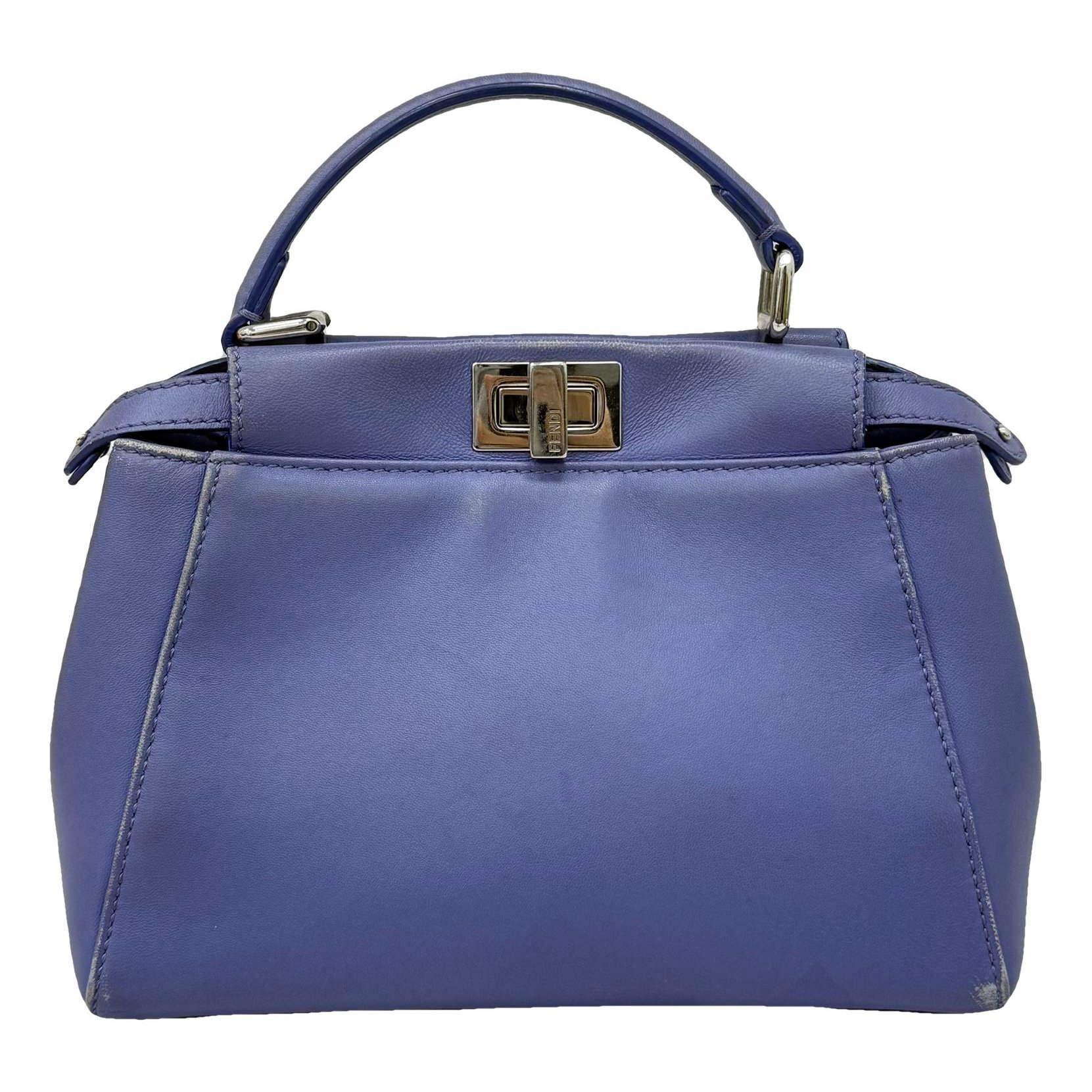 Peekaboo leather handbag