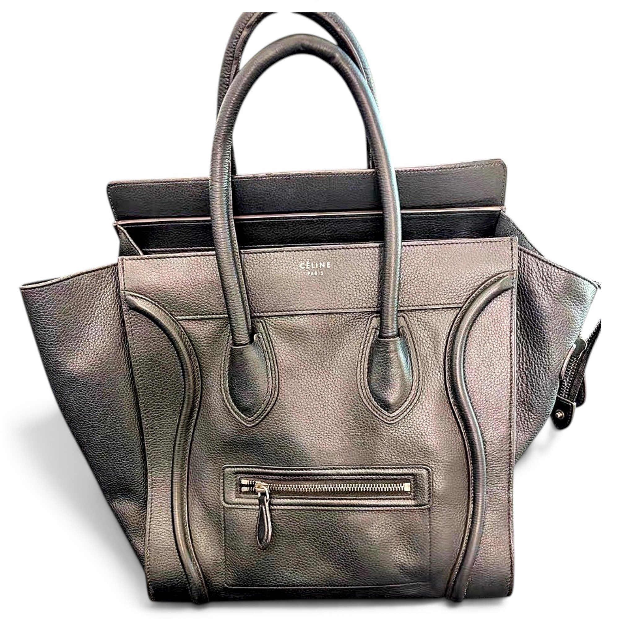 Luggage leather handbag