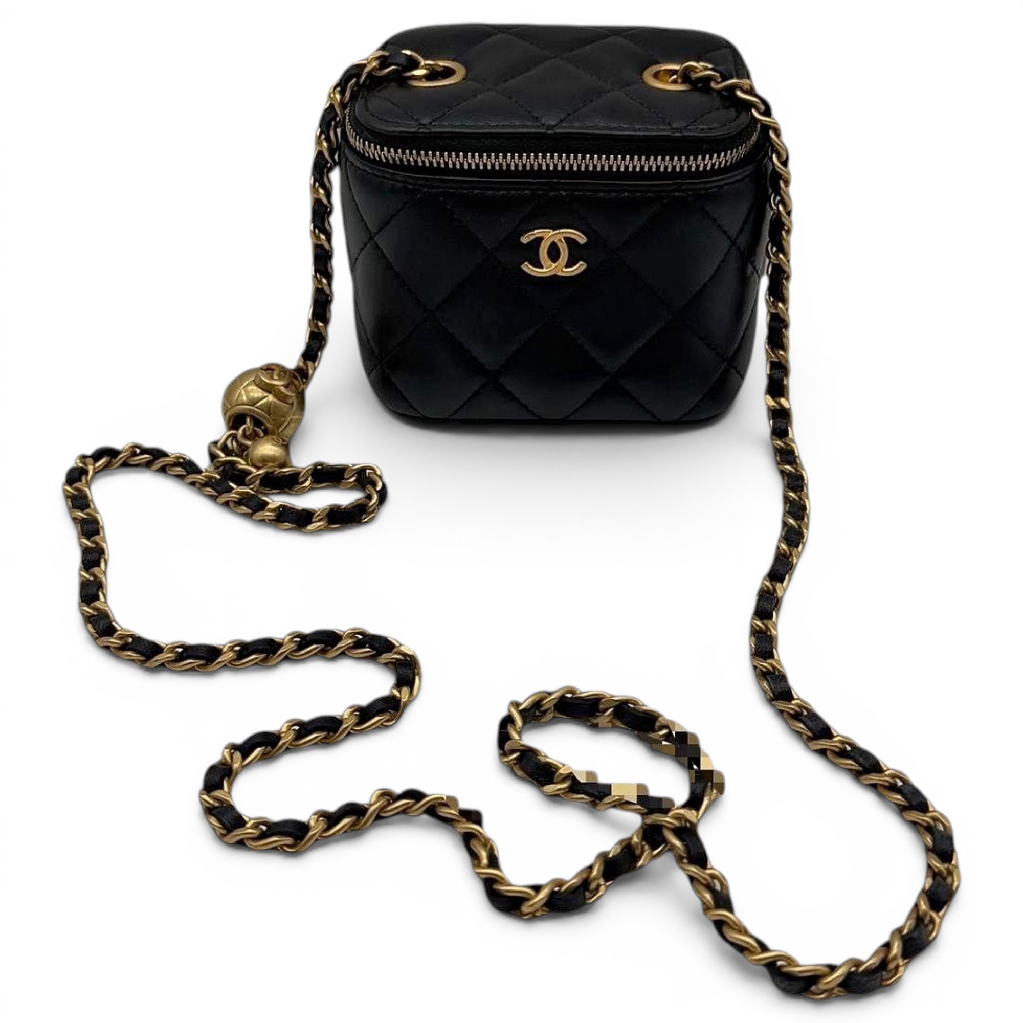 Trendy CC Vanity leather handbag
