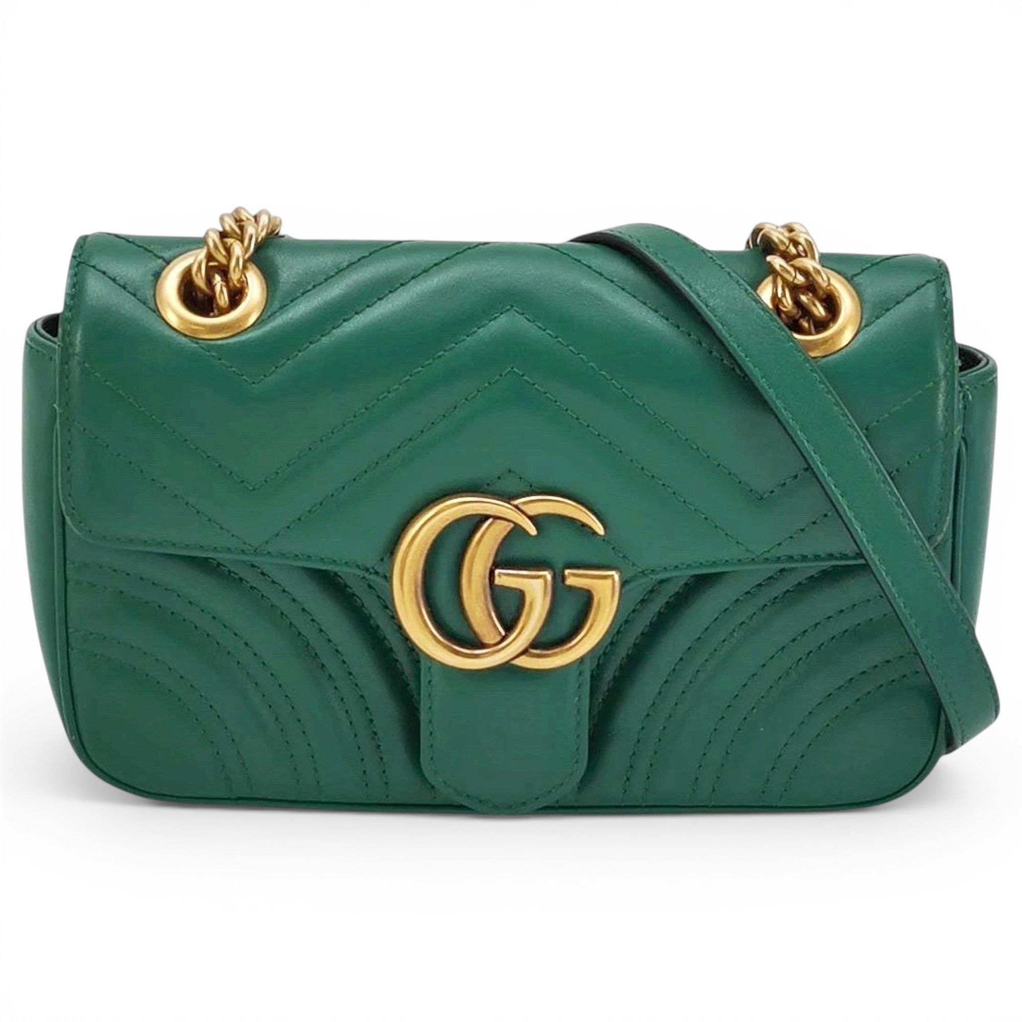 GG Marmont Flap leather handbag