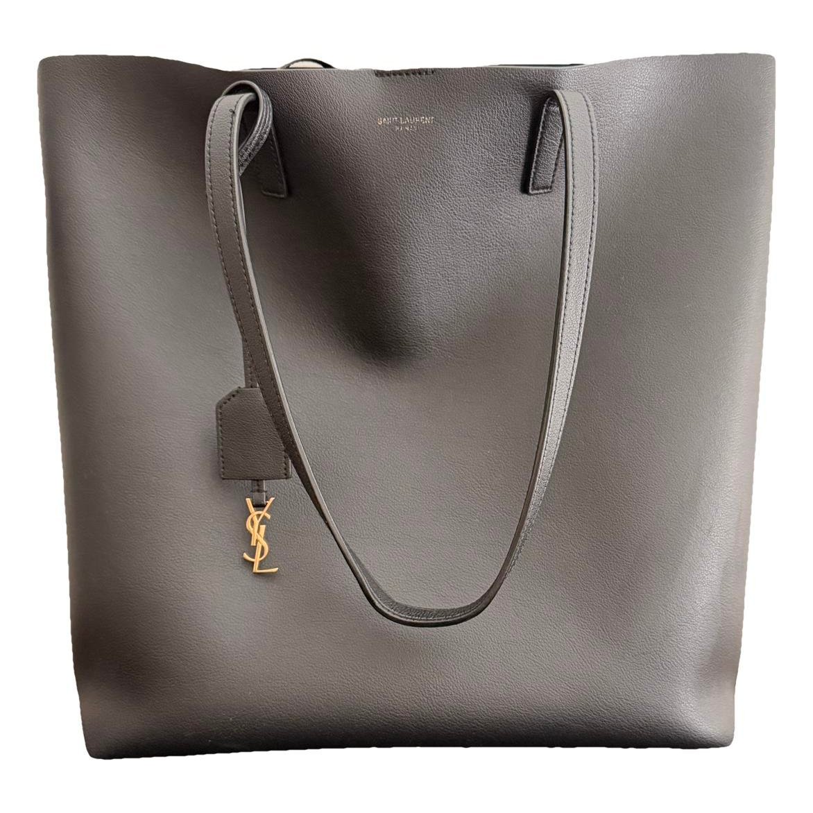 Leather tote