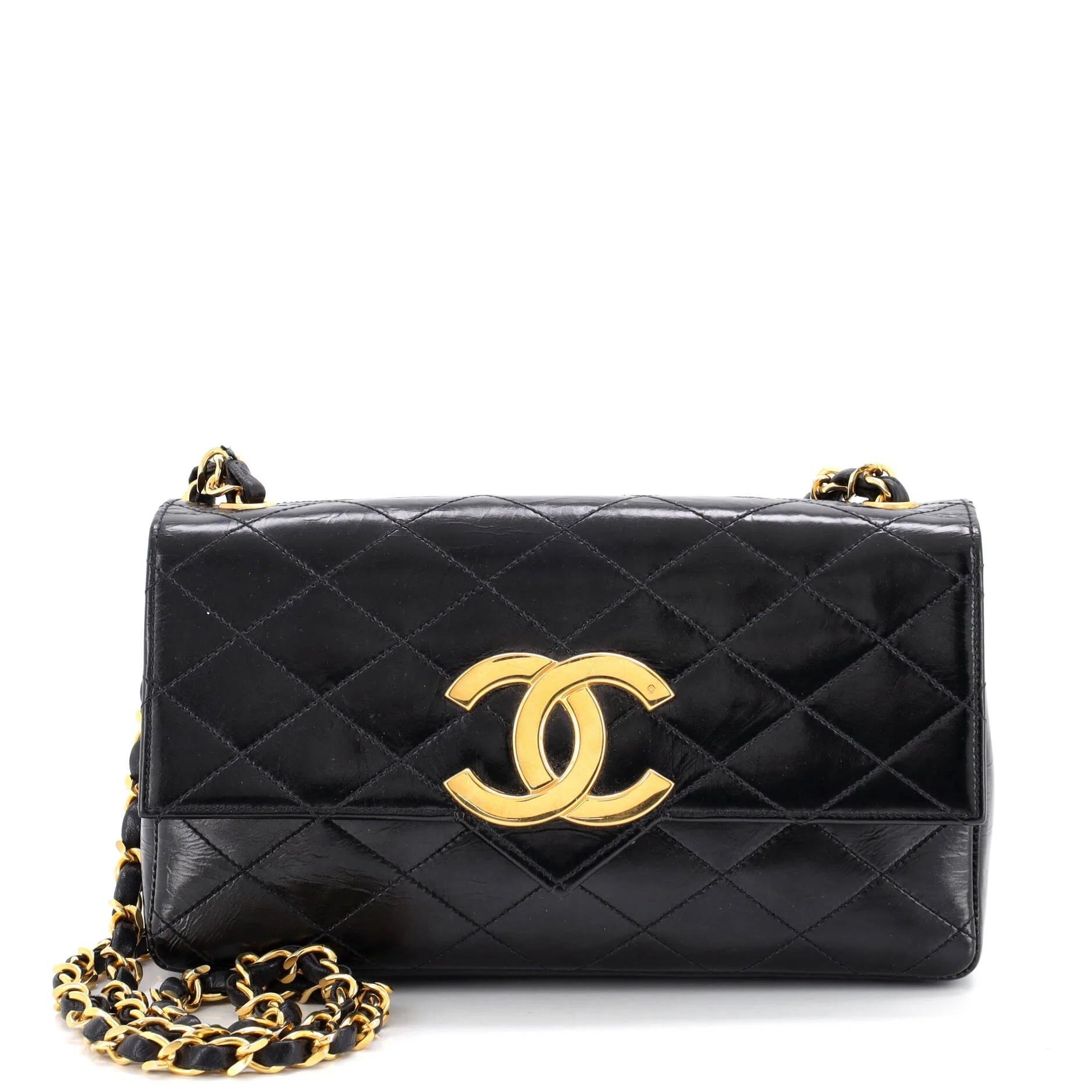 Vintage CC Chain leather crossbody bag