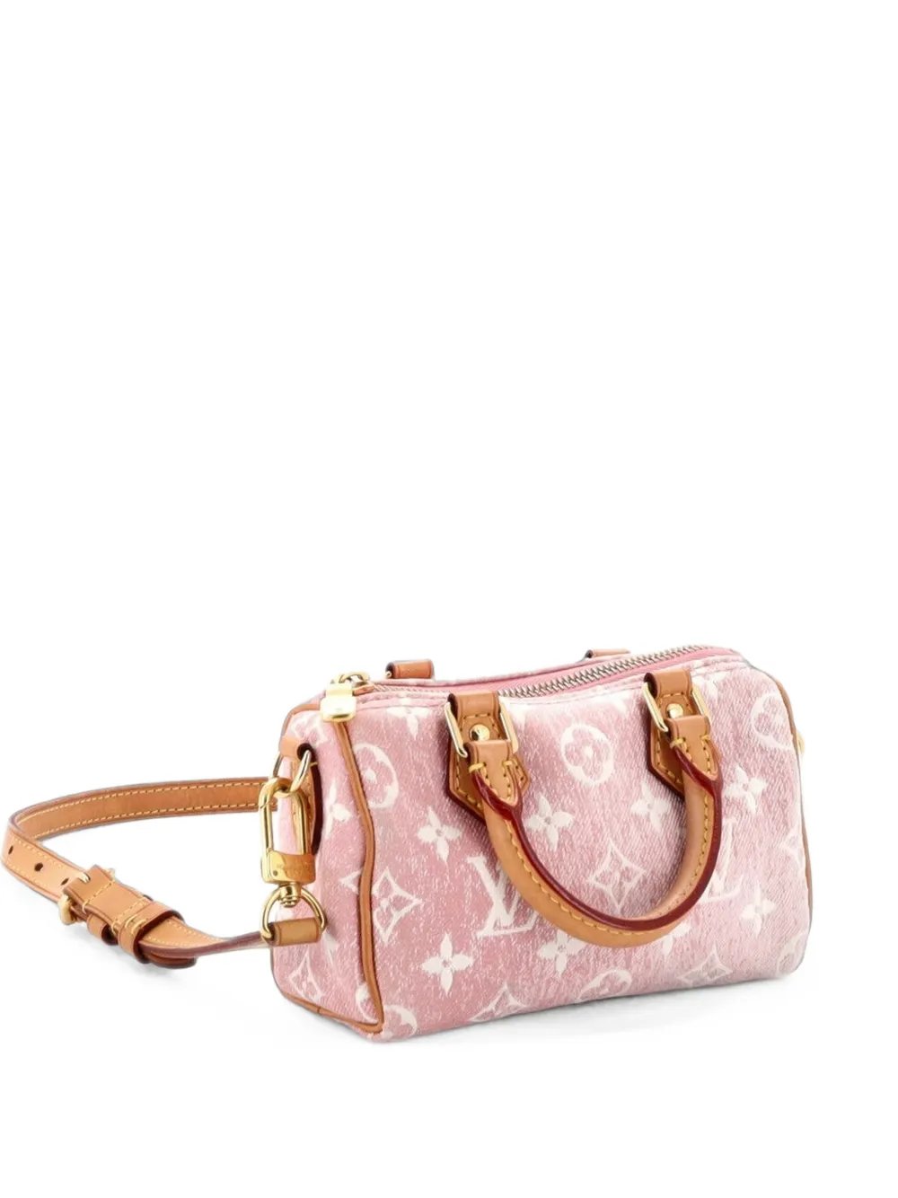 Louis Vuitton Speedy Bandouliere NM Bag Monogram Jacquard Denim Nano crossbody bag