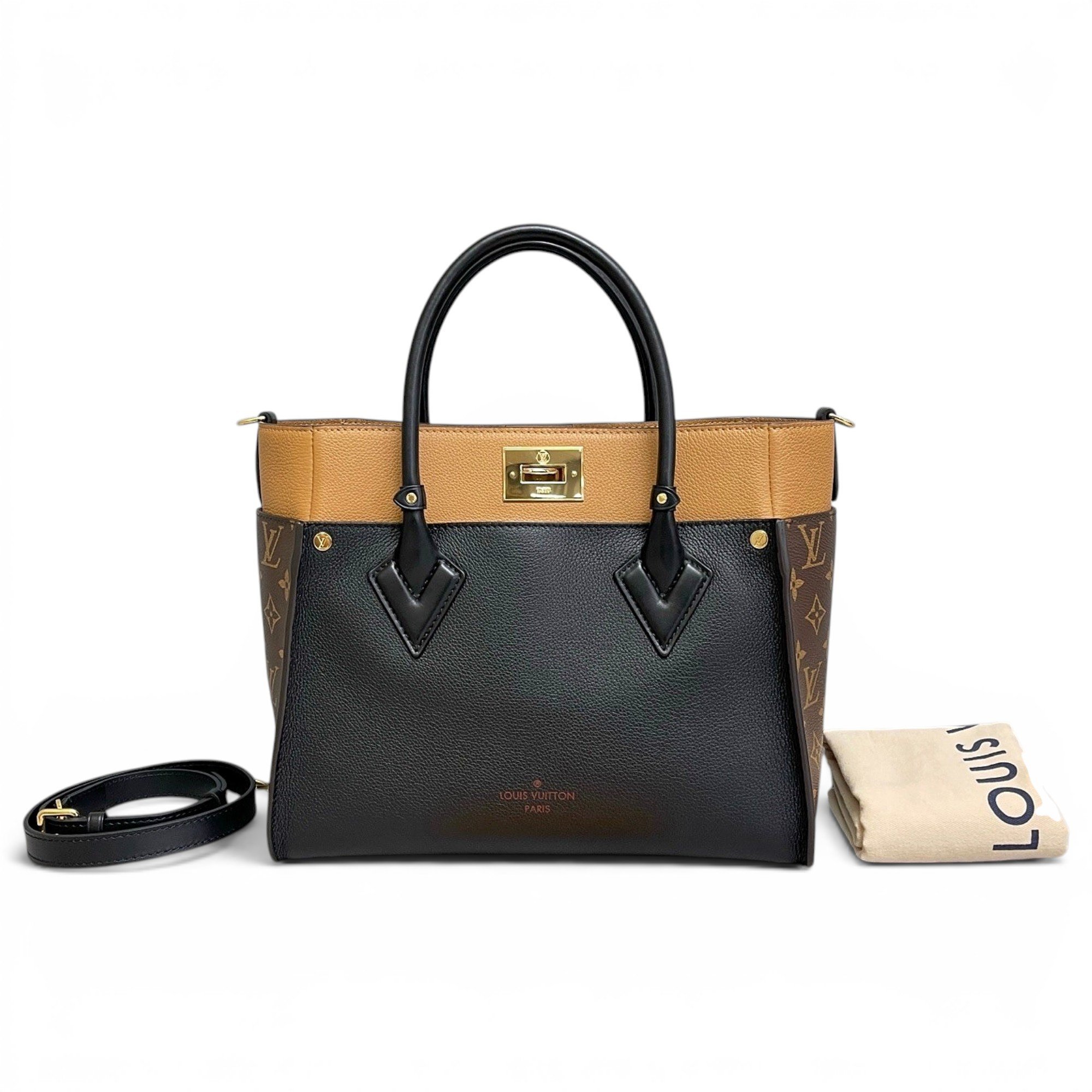 On My Side leather handbag