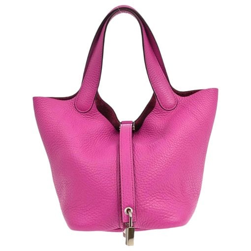 Picotin leather handbag