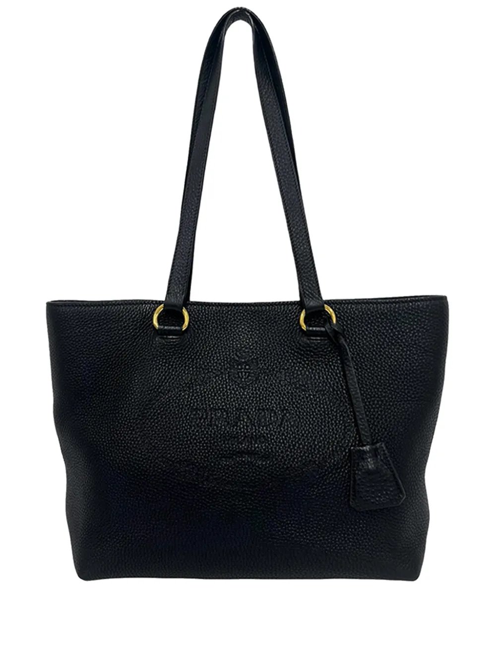 2010-2026 Vitello Daino Embossed Logo tote bag