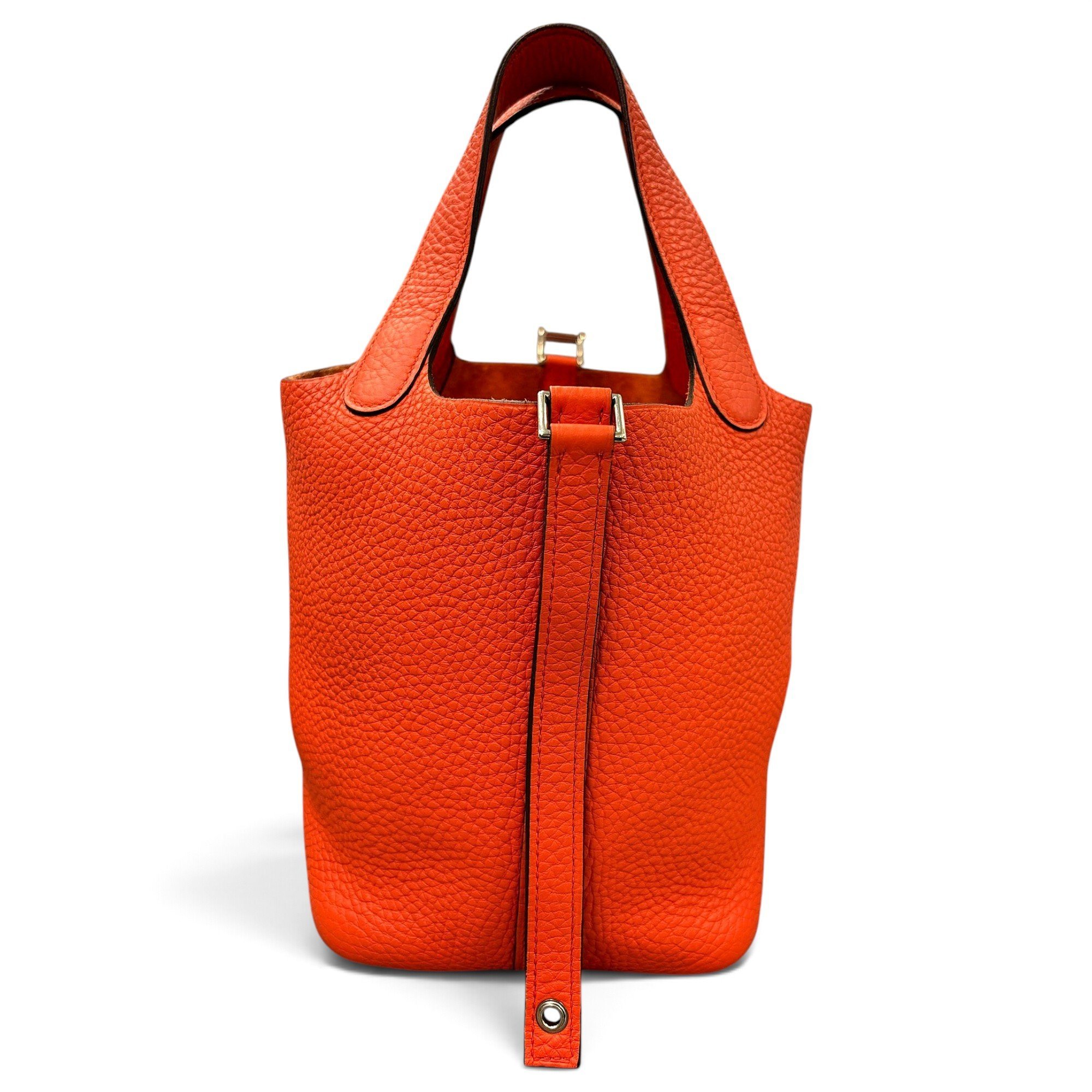 Picotin leather handbag