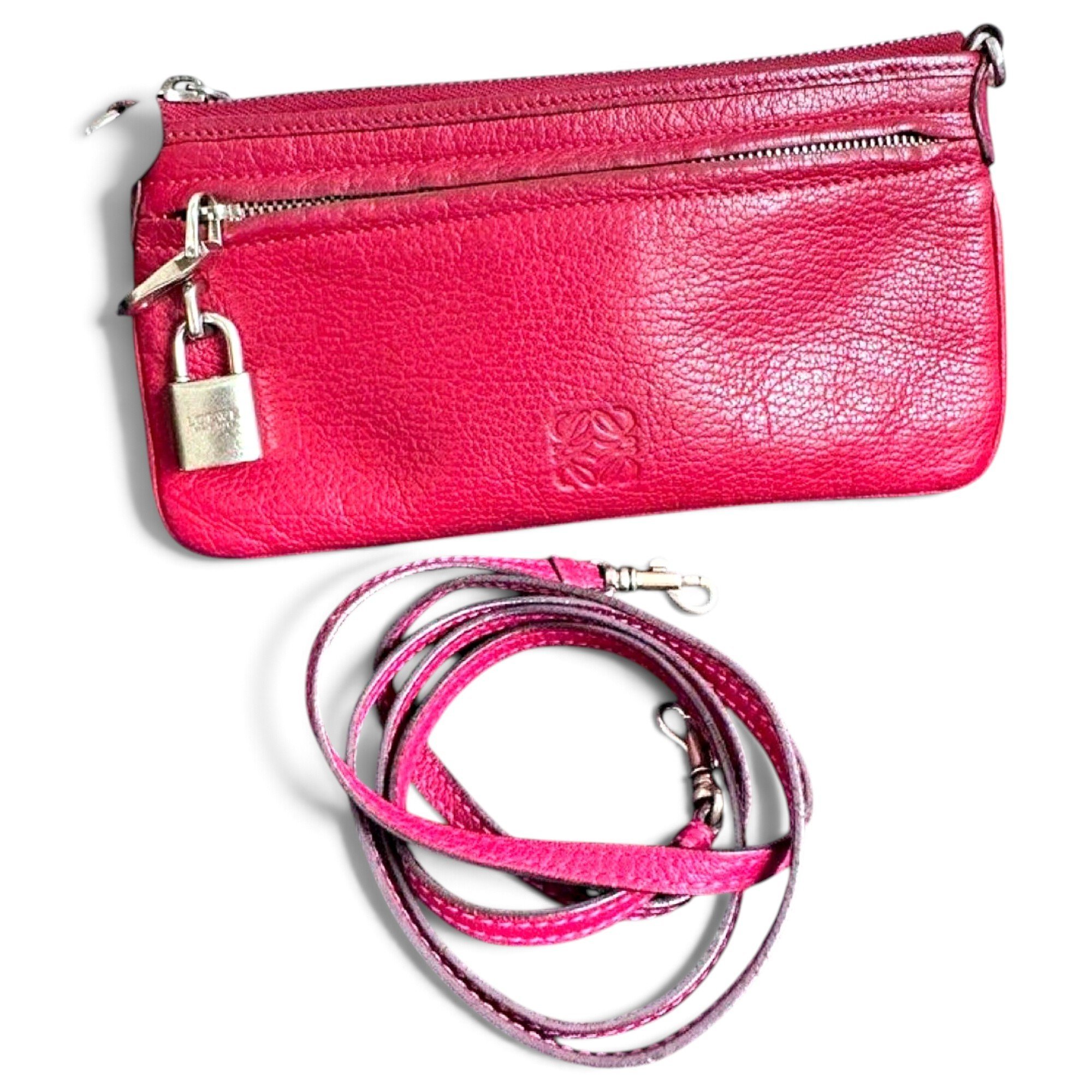 Anagram leather mini bag