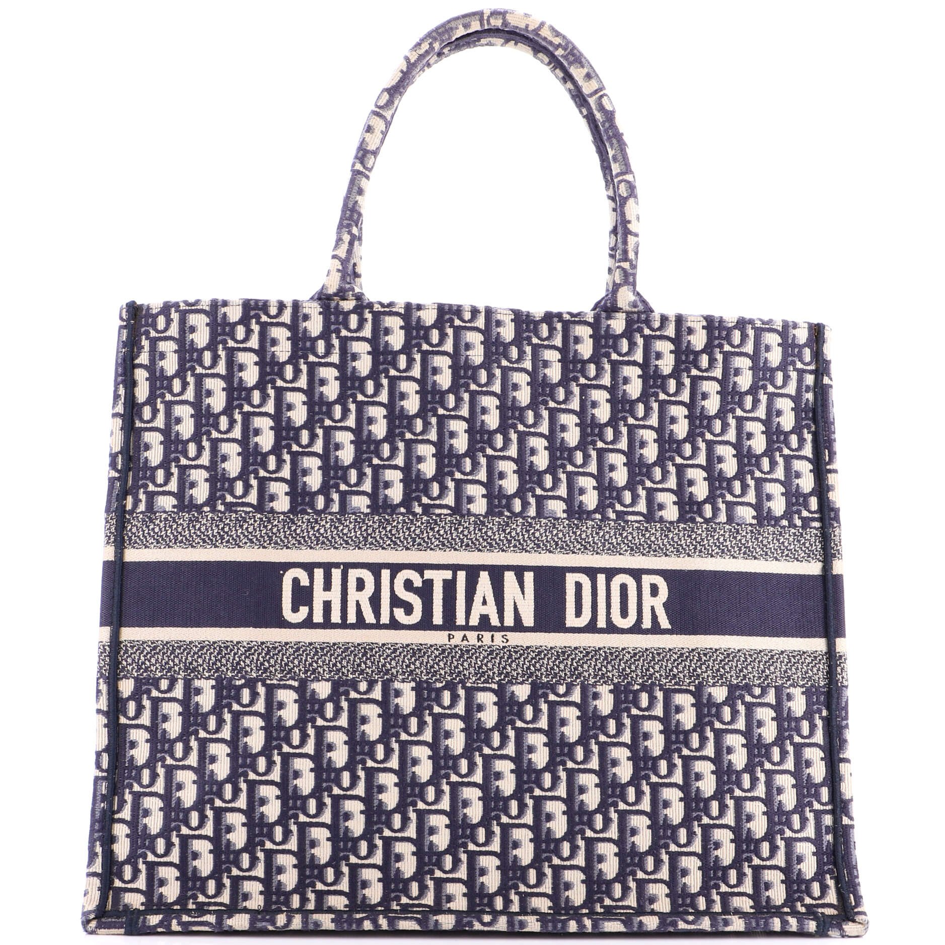 Dior Book Tote Oblique Canvas Large