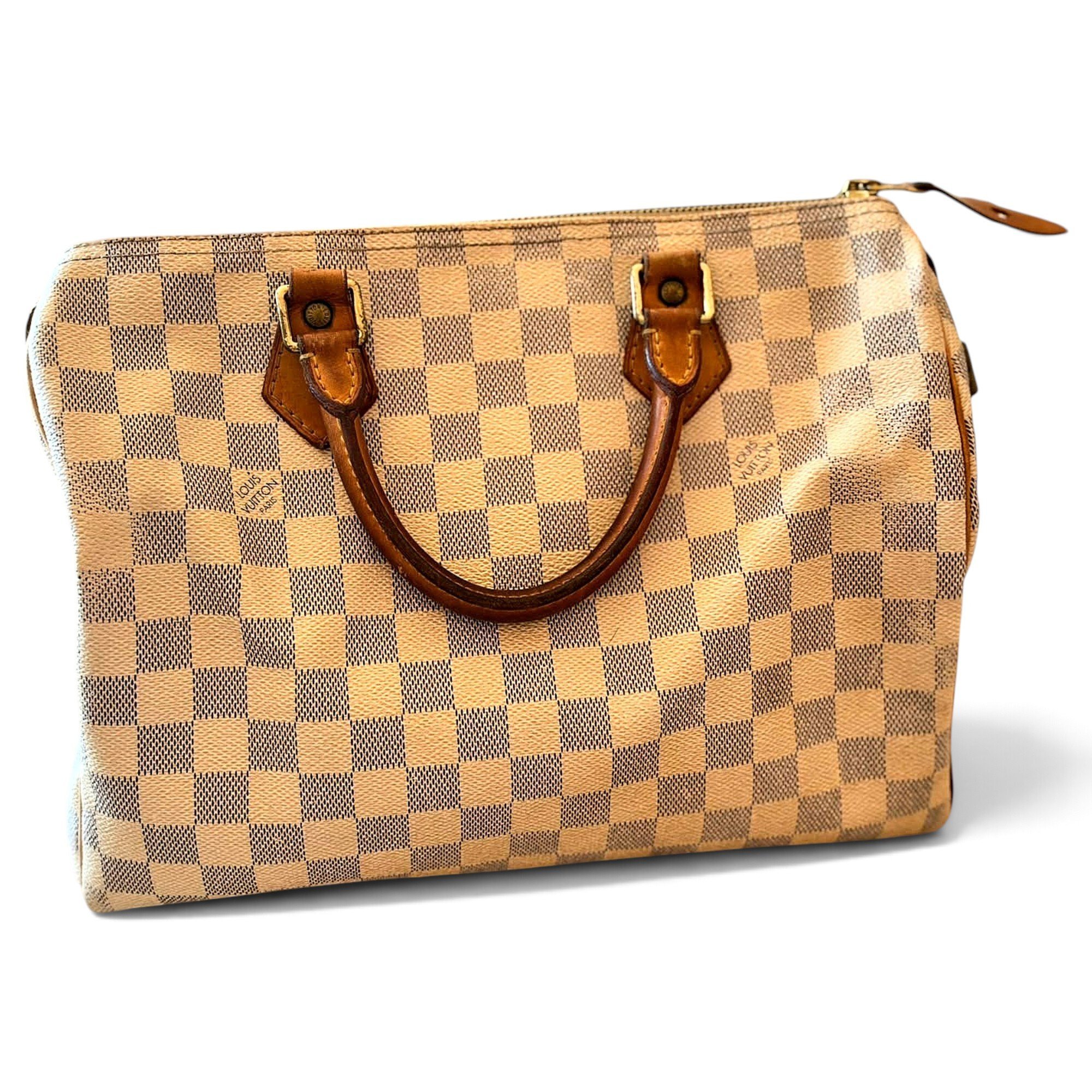 Speedy leather handbag