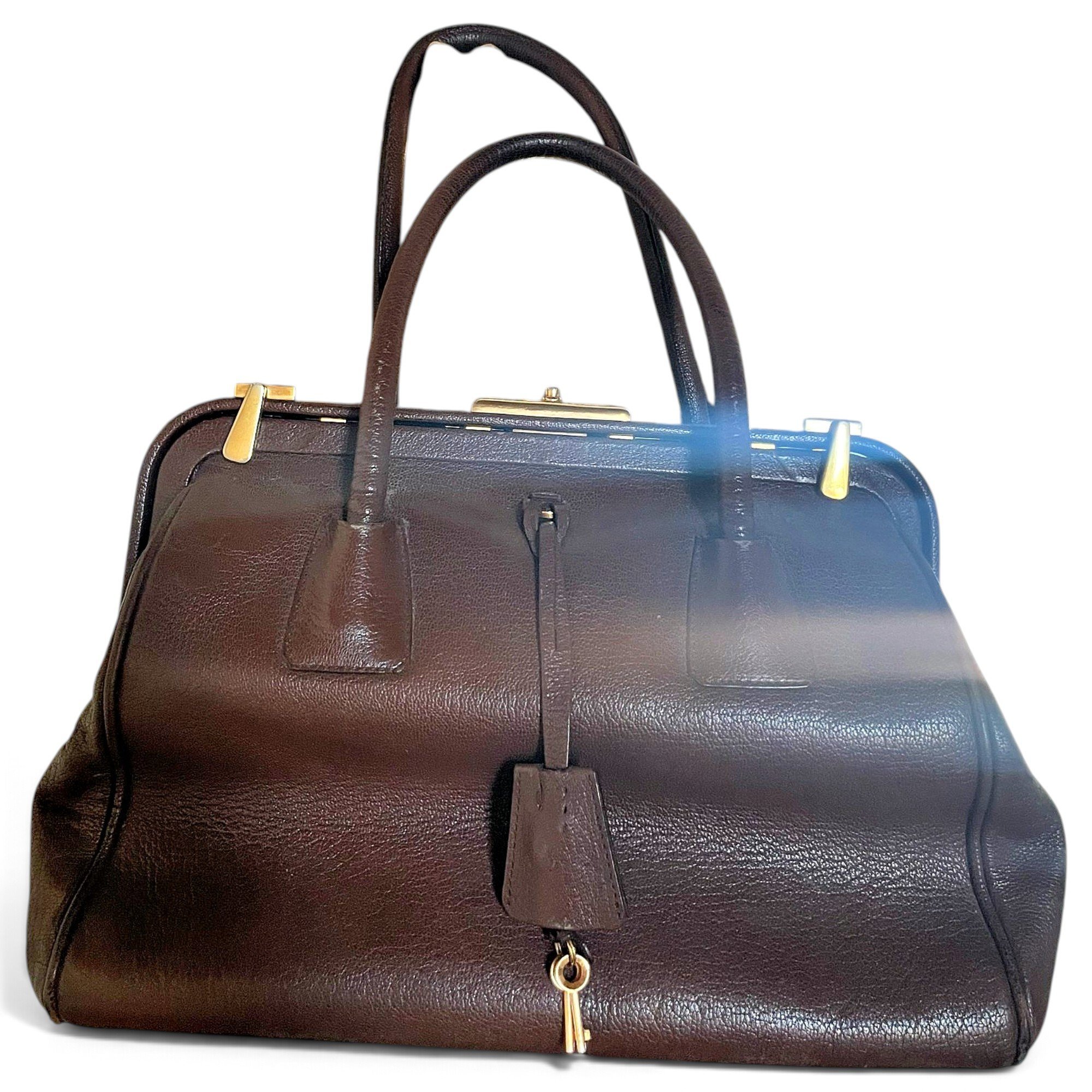 Leather handbag