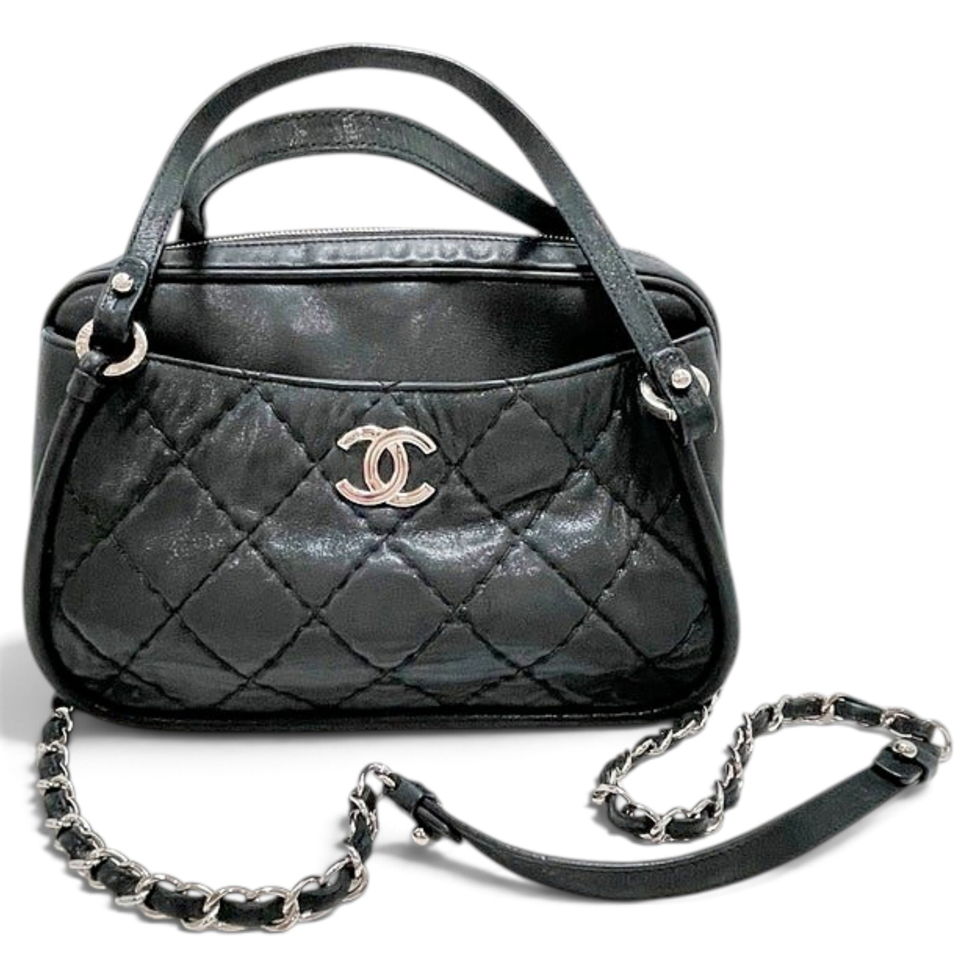 Leather handbag