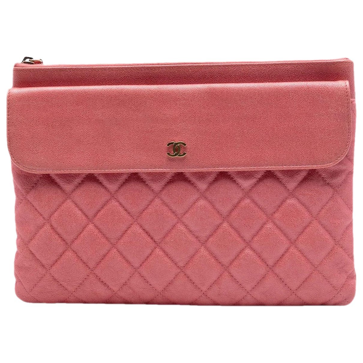 Timeless/Classique leather clutch bag