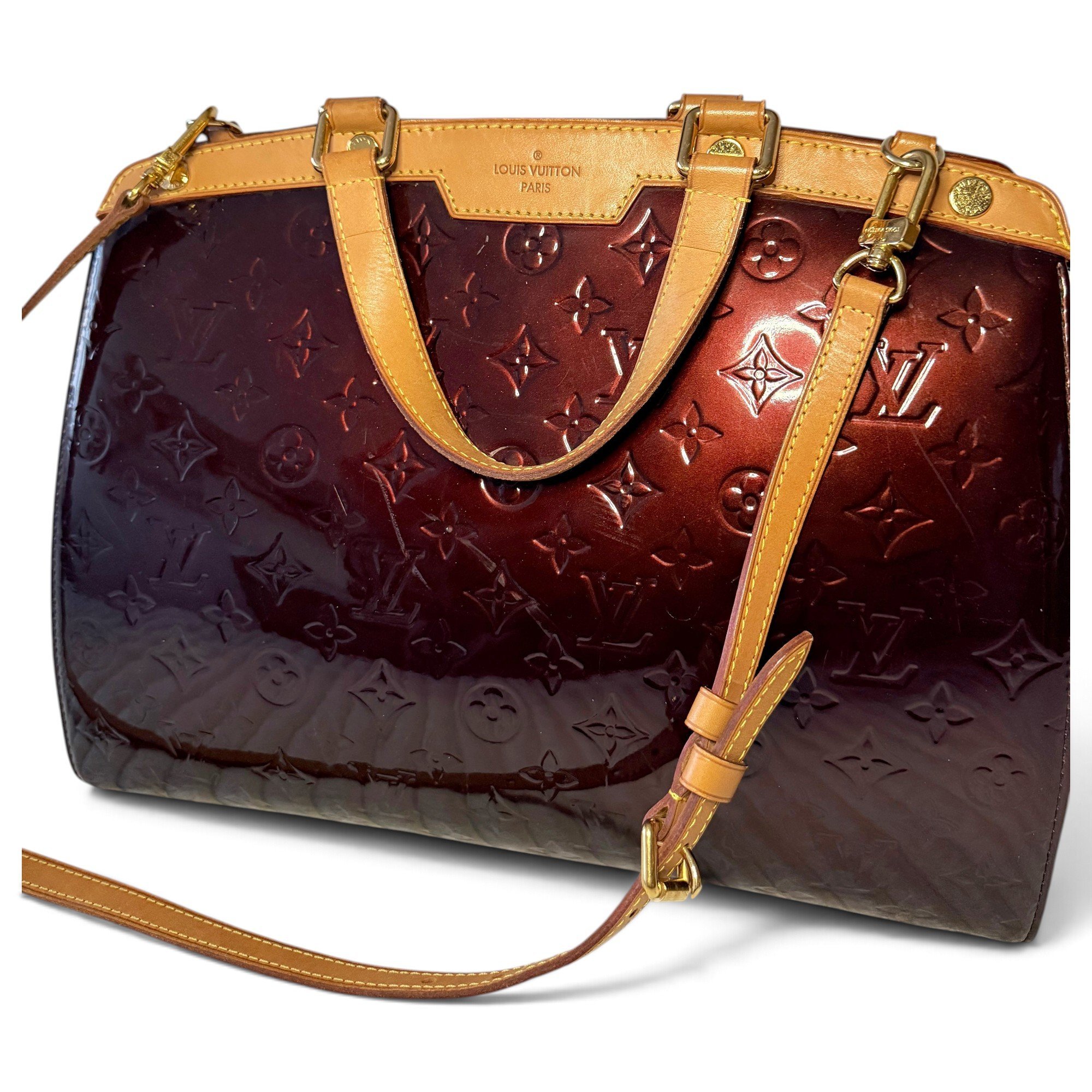 Wilshire patent leather handbag