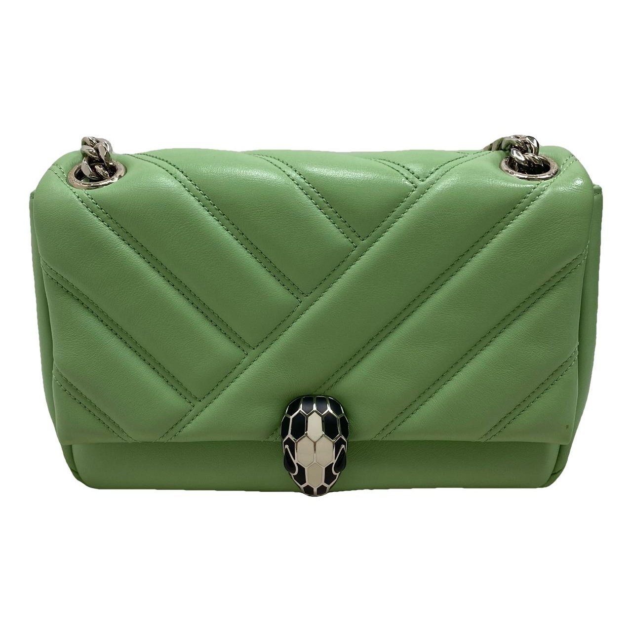 Serpenti leather handbag