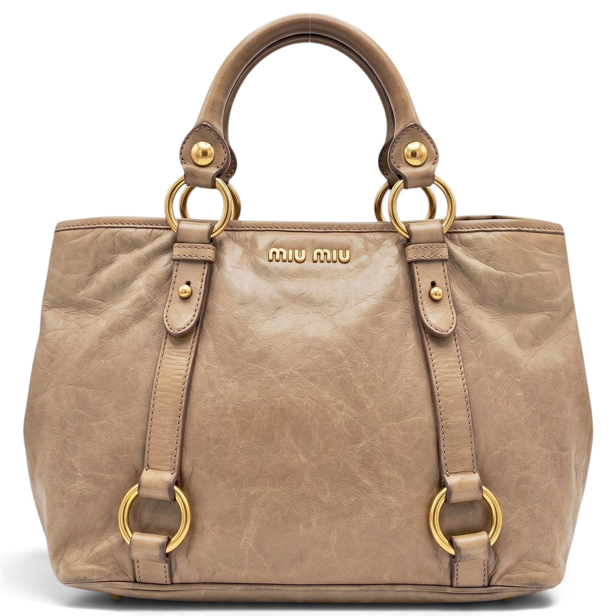 Leather handbag