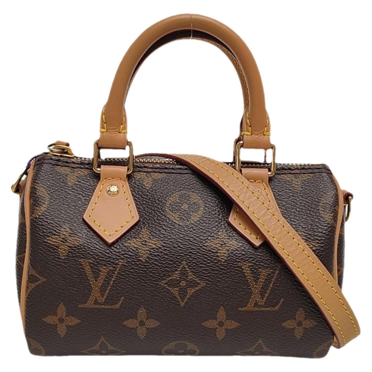 Nano Speedy / Mini HL leather handbag