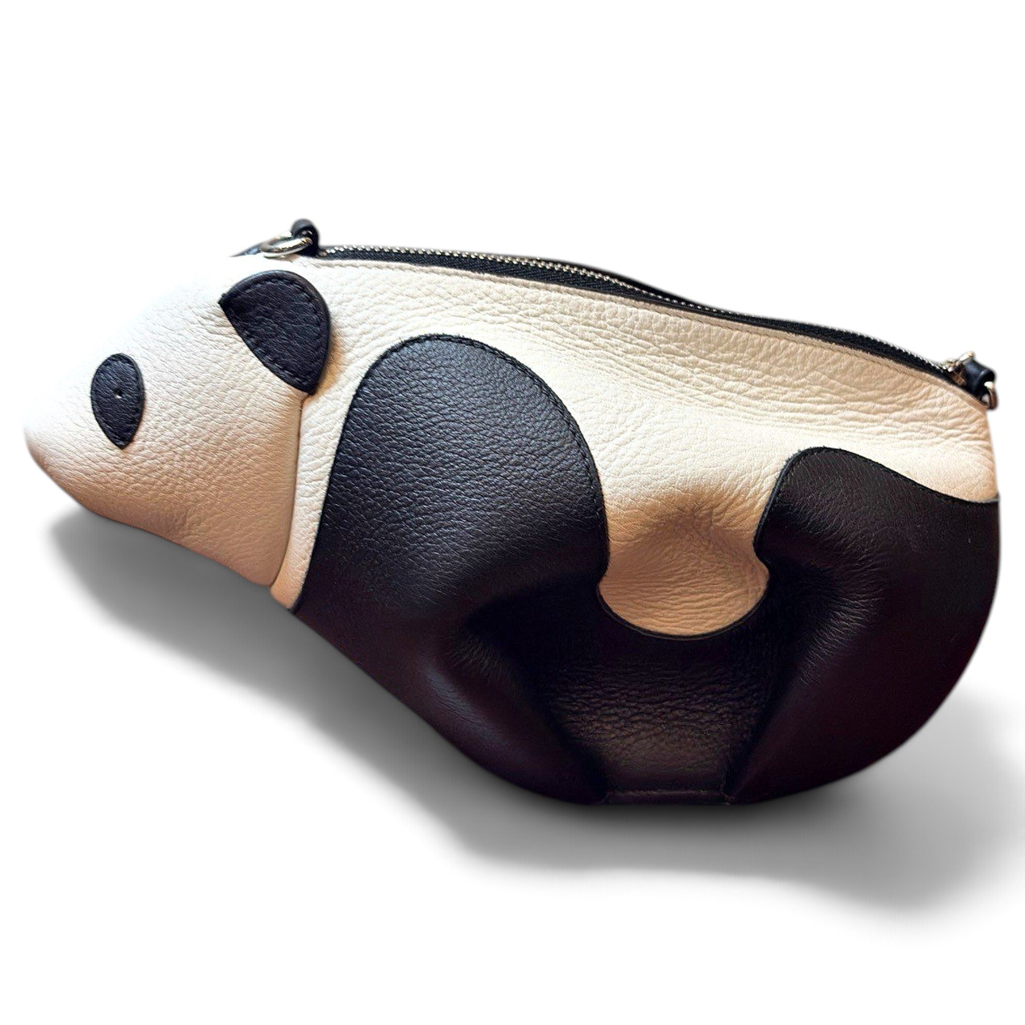 Animals leather crossbody bag