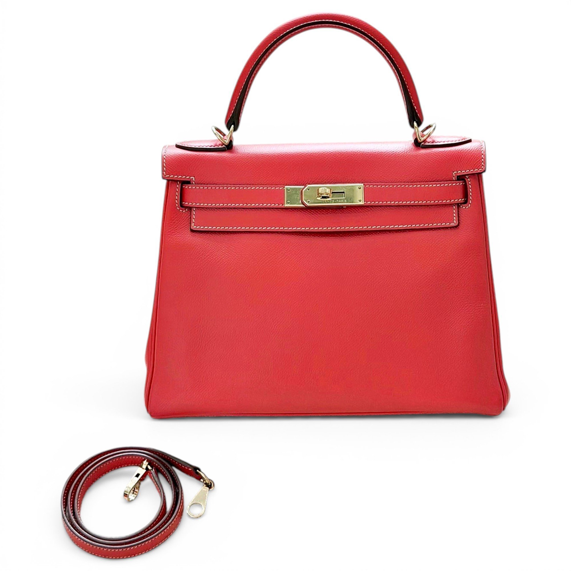 Kelly 28 leather handbag