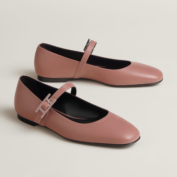 Rose Antique Jane Ballet Flat